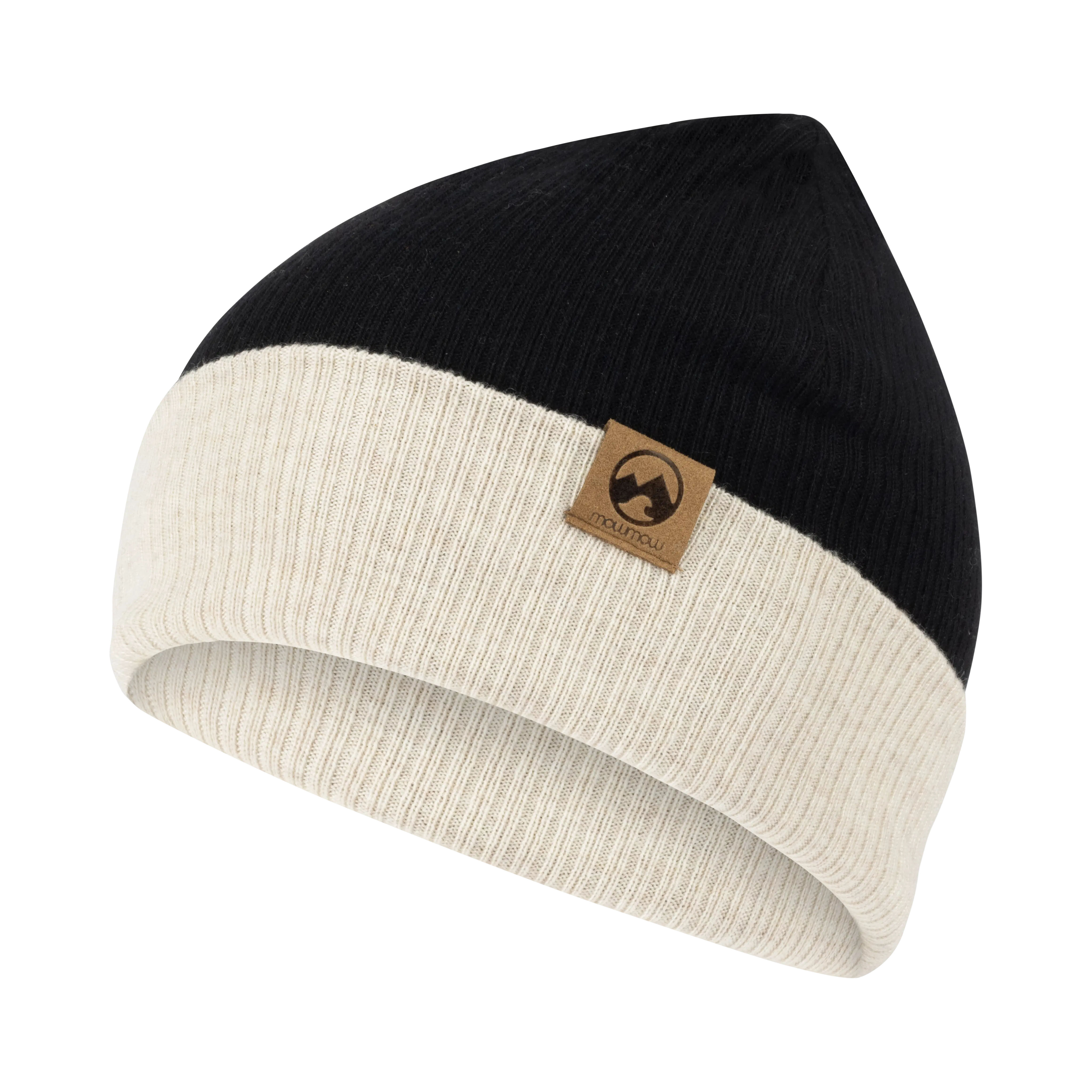 Zebra - merino - beige/black