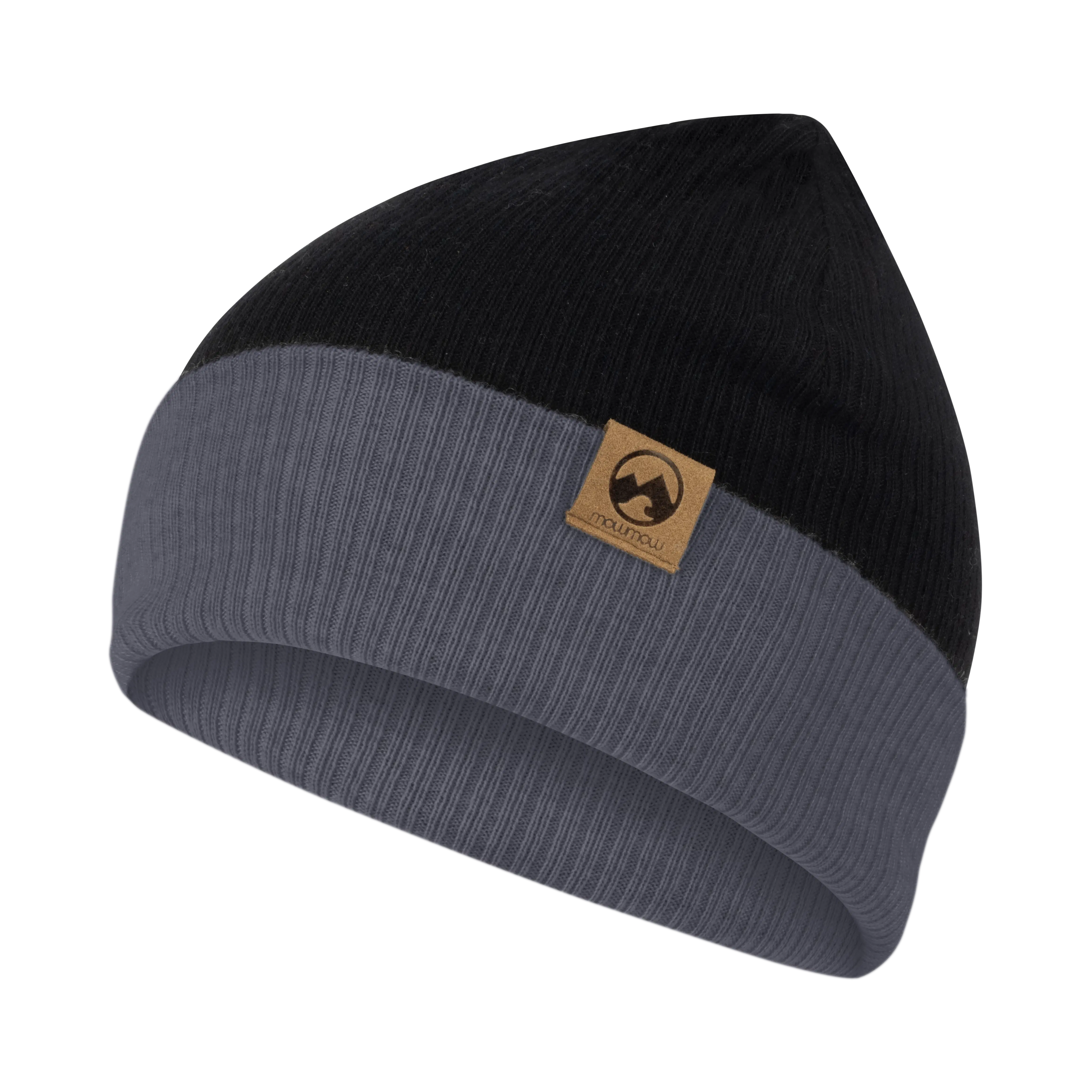 Skunk - merino - black/grey