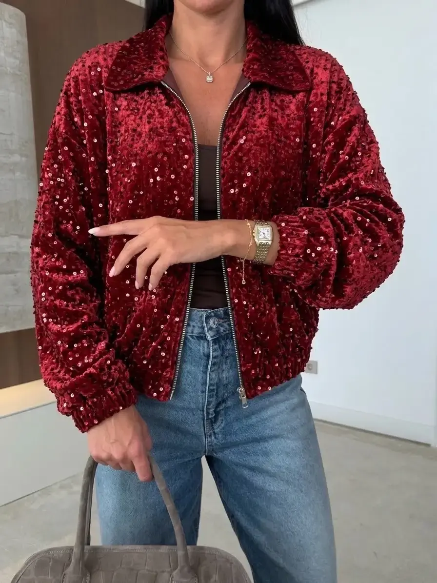 Veste à paillettes - 10448