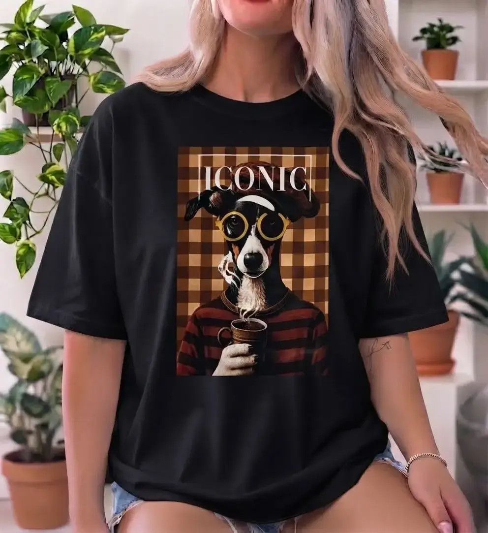 T-shirt large imprimée - 100% Coton - 2206-161