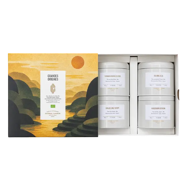 COFFRET 4 BOÎTES DE THÉS GRANDES ORIGINES
