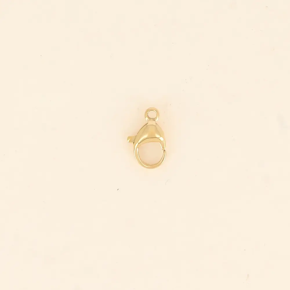 LOT DE 10 Fermoirs mousquetons 10 x 16 mm