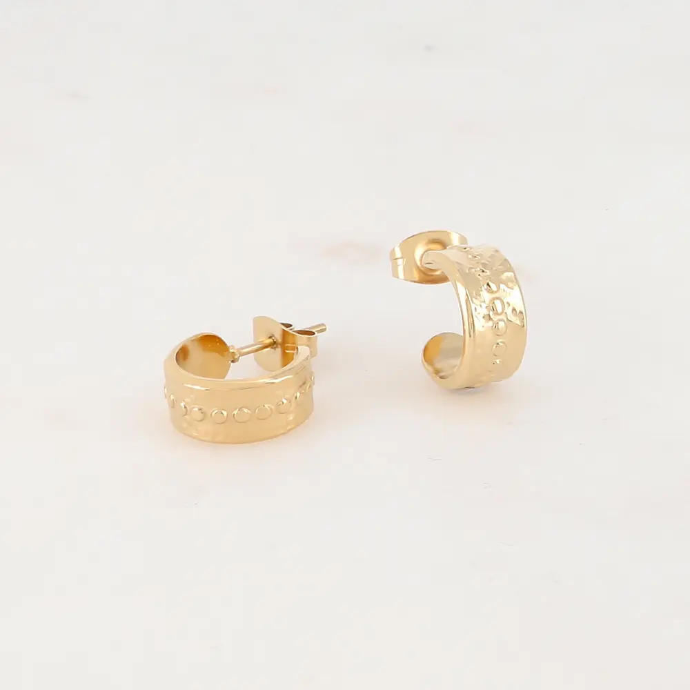 Créoles à puce BE071420380(12MM)