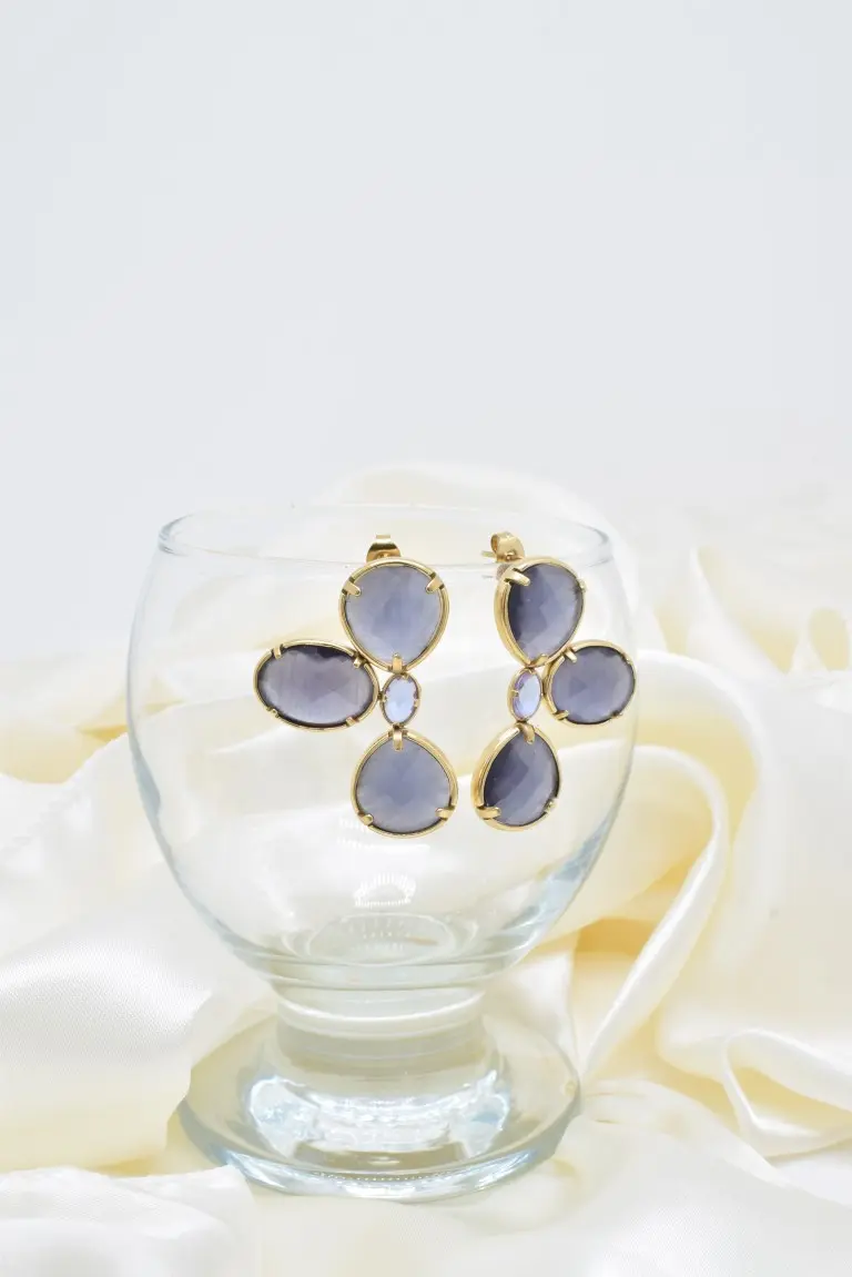 Boucles d'oreilles en acier inoxydable - BO100569OR-VI