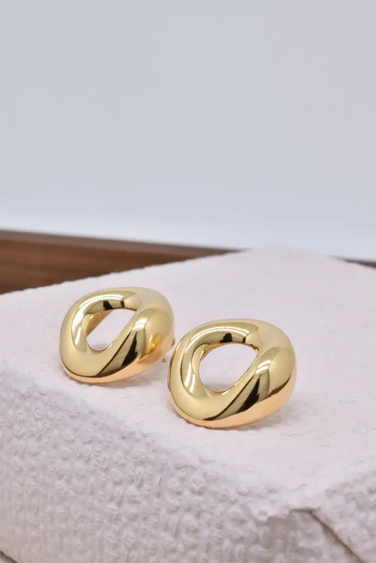 Boucles d'oreilles en acier inoxyable - BO100555