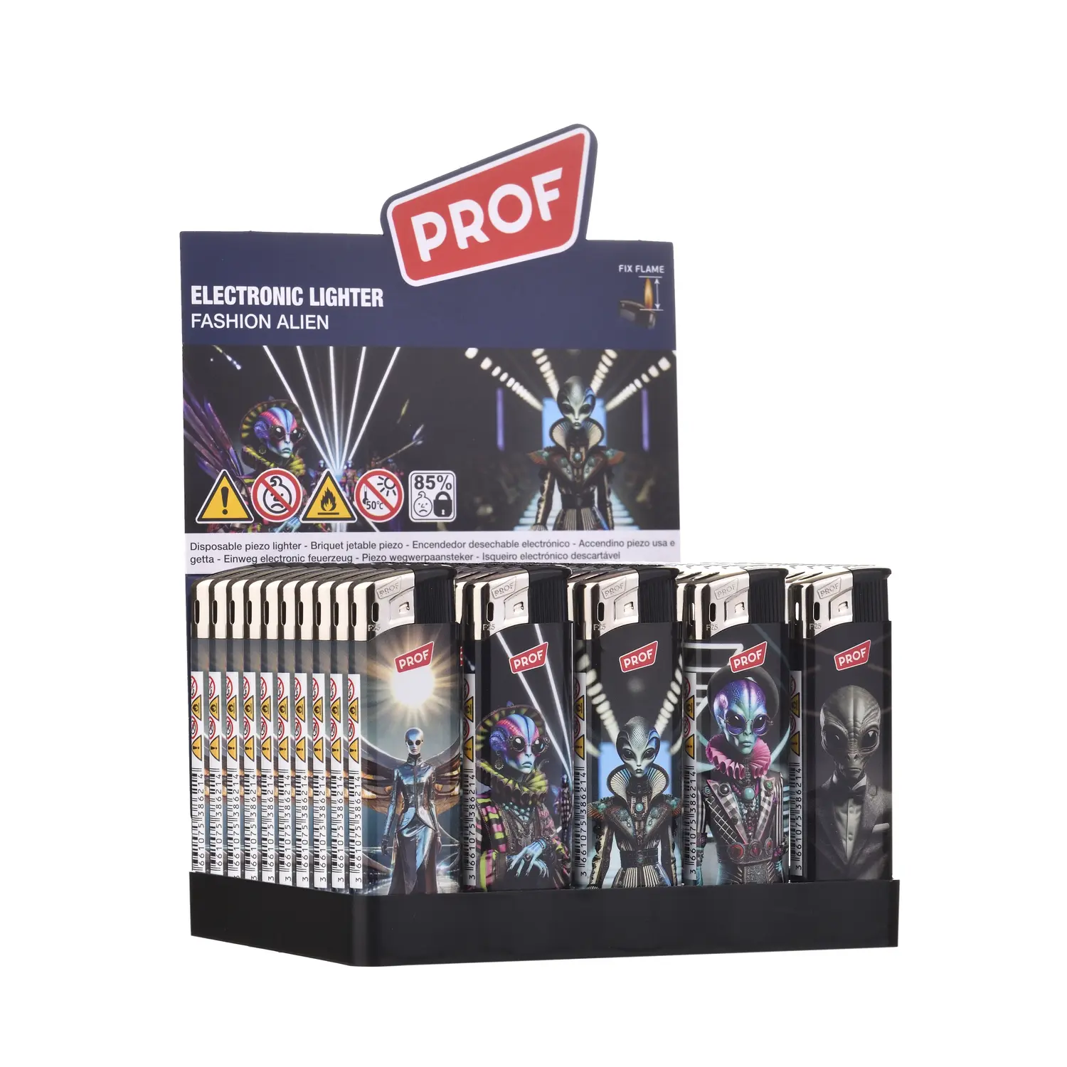 PROF Fix Flame Fashion Alien Electronic Lighter