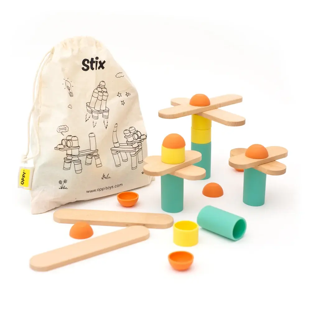 Jeu de Construction et créativité - Stix Recharge 24 pièces - Demo (Dès 2 ans)