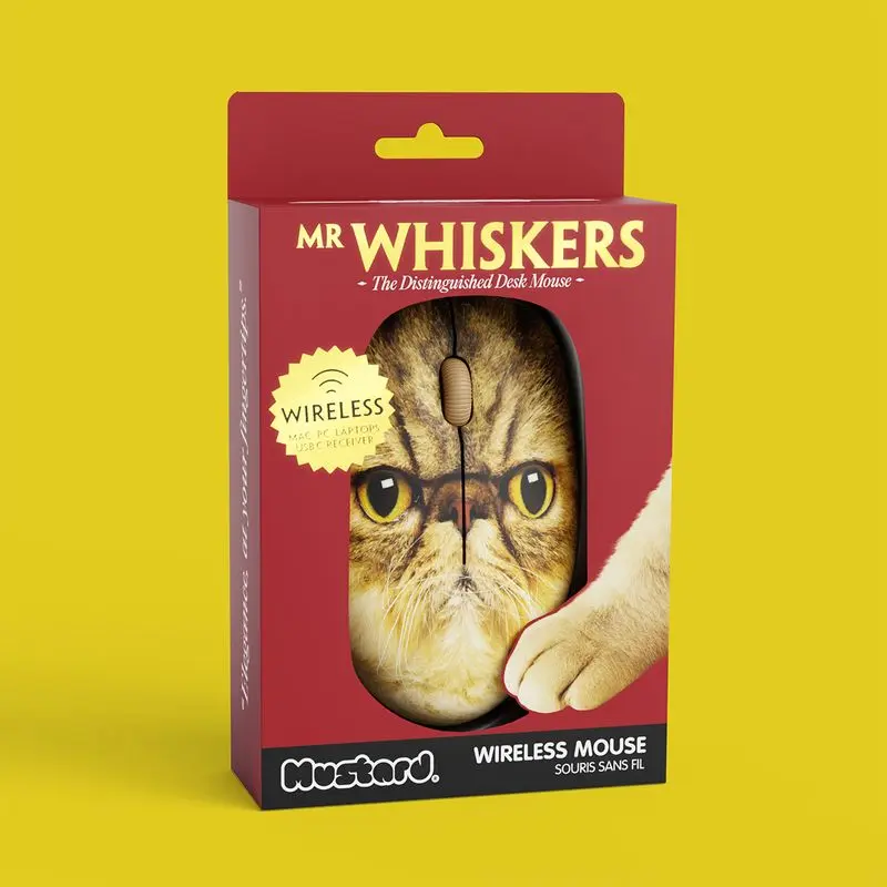 Mr Whiskers mouse - Wireless mouse