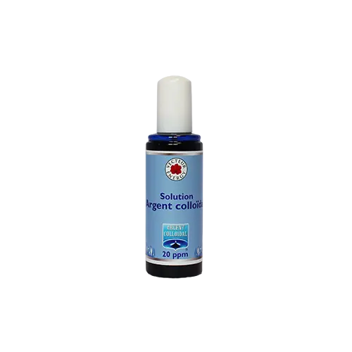Solution Argent colloïdal 20 ppm 100 ml