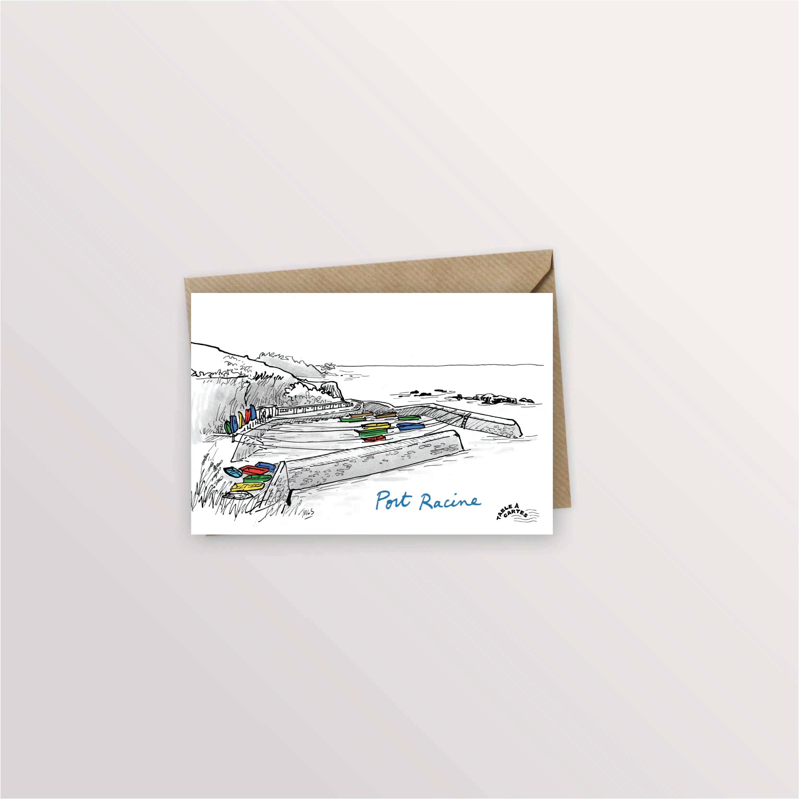 Carte postale La Hague - Port Racine