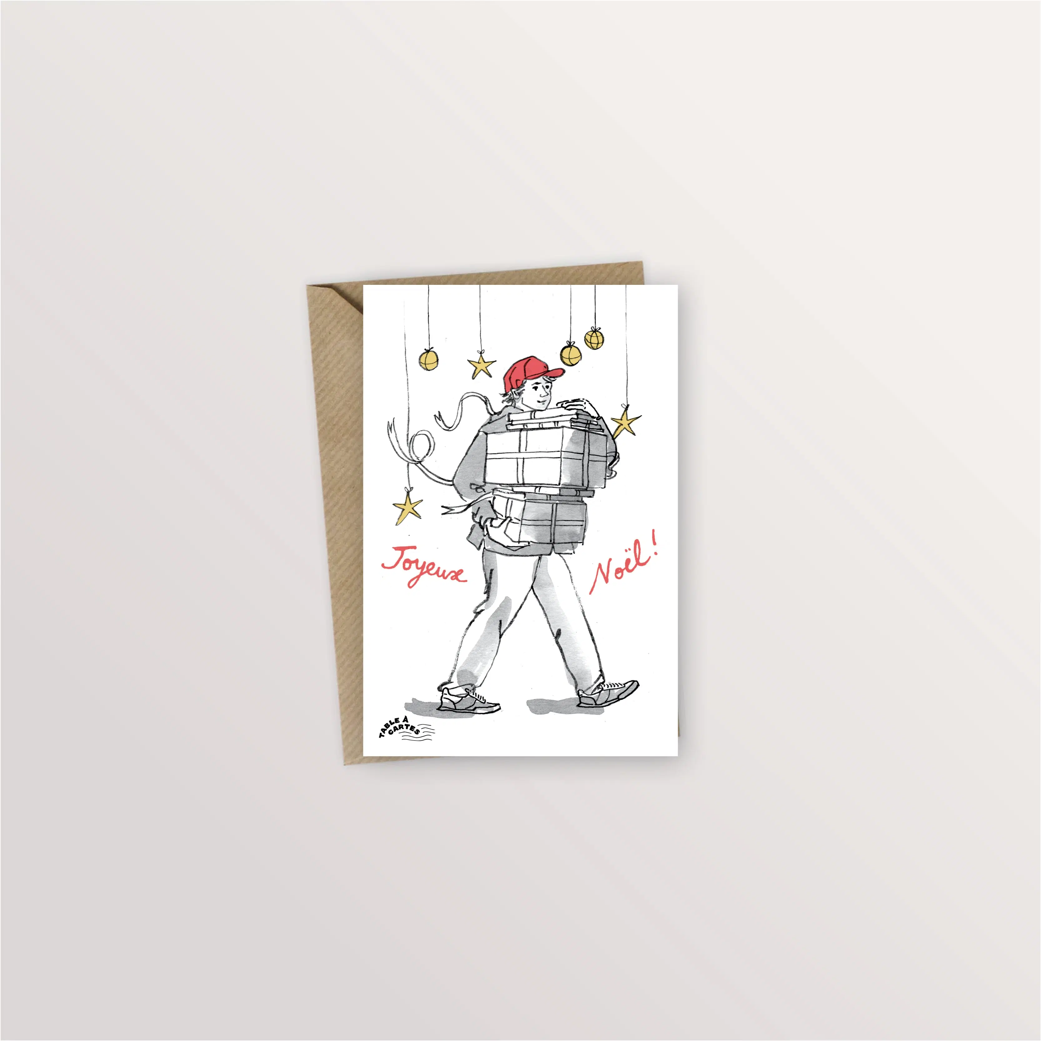 Carte postale - Paquets de Noël