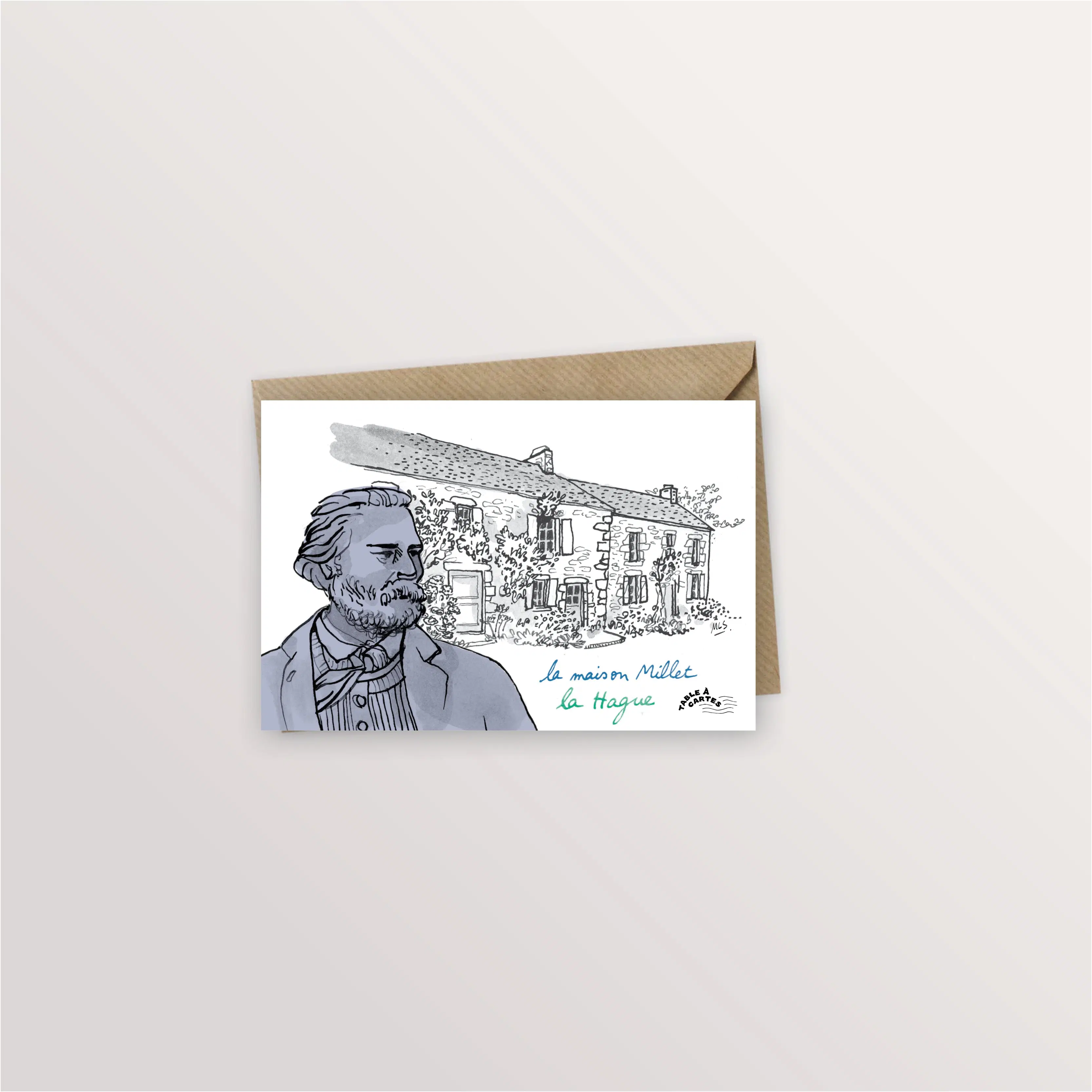 Carte postale La Hague - La maison Millet