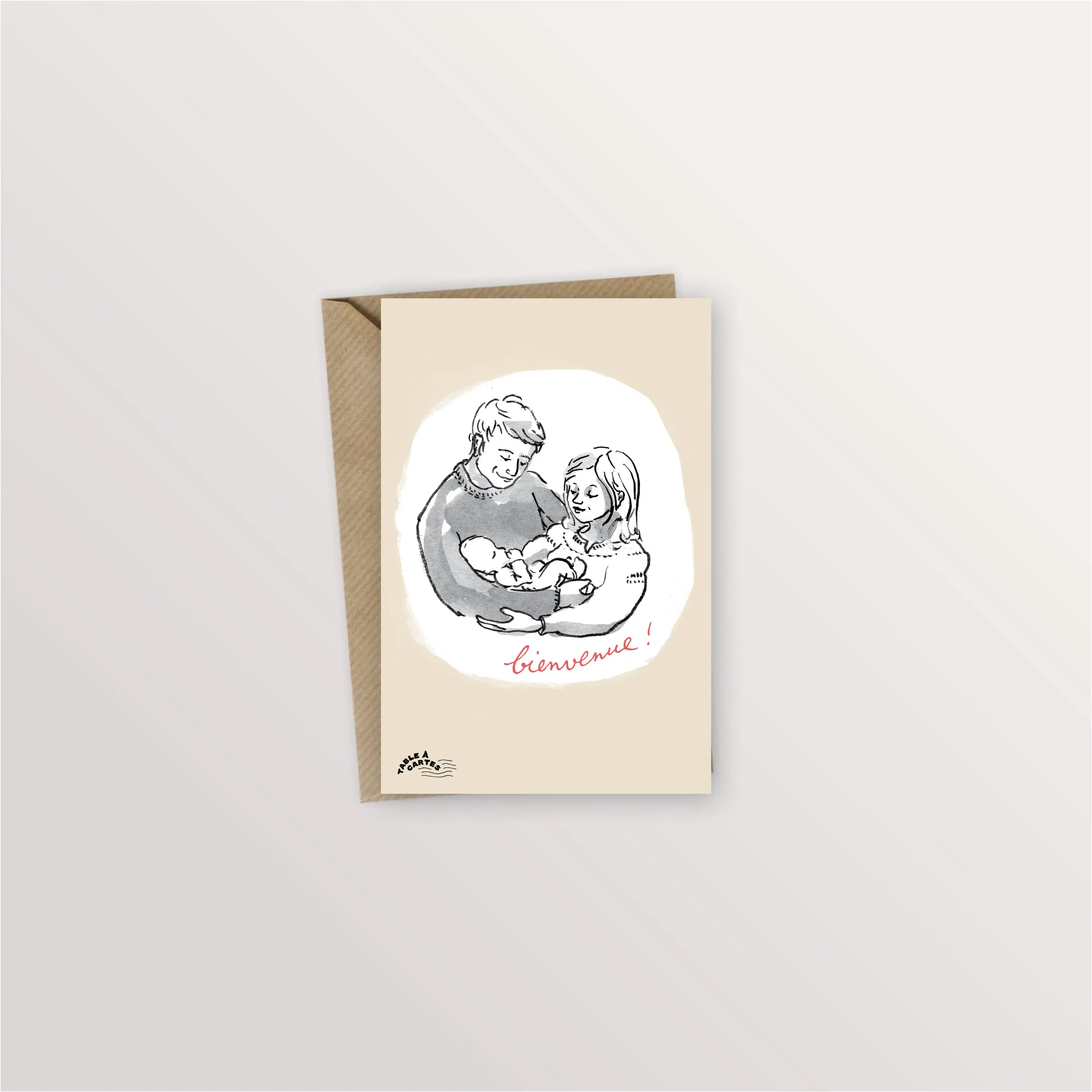 Carte postale - Bienvenue