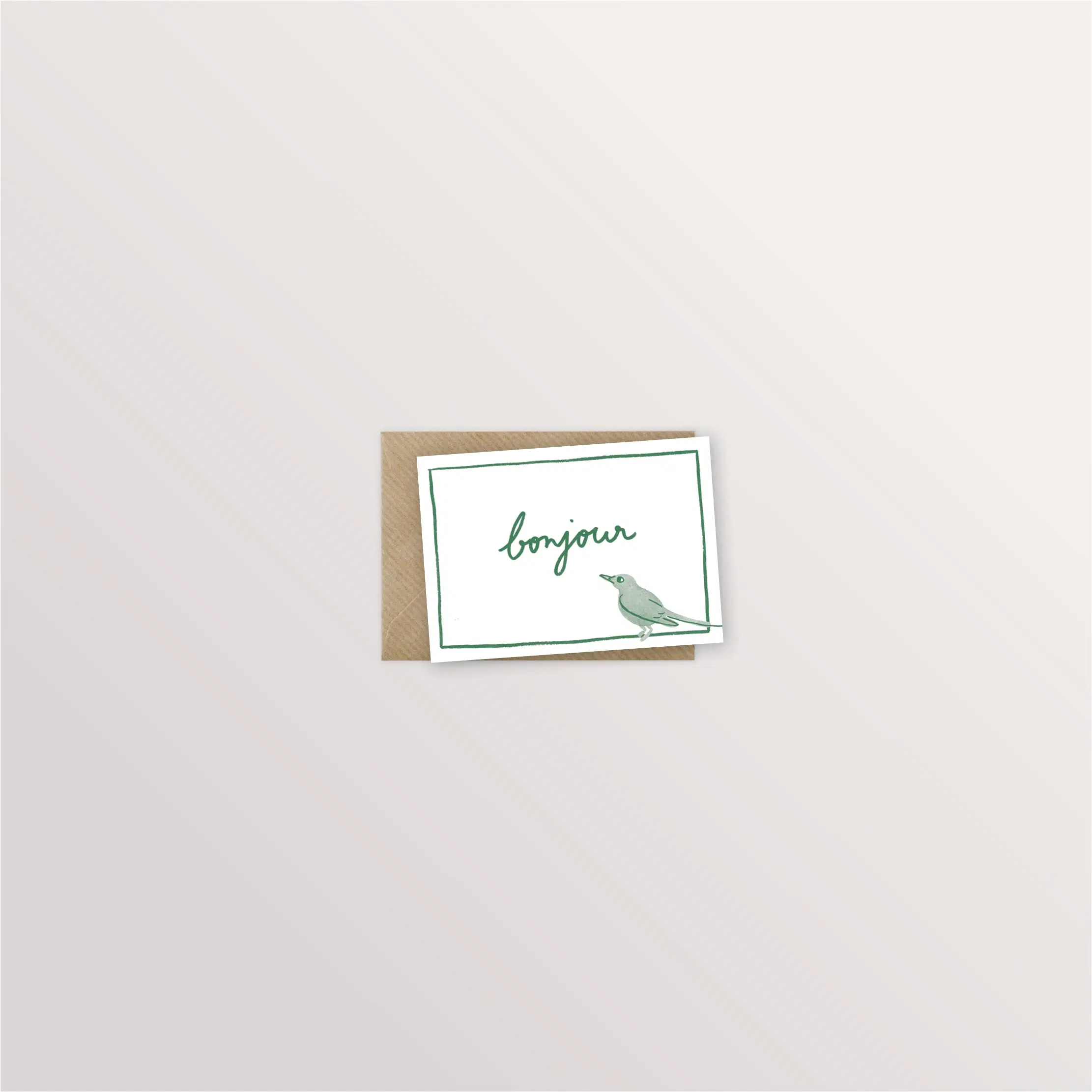 Mini-carte - Bonjour