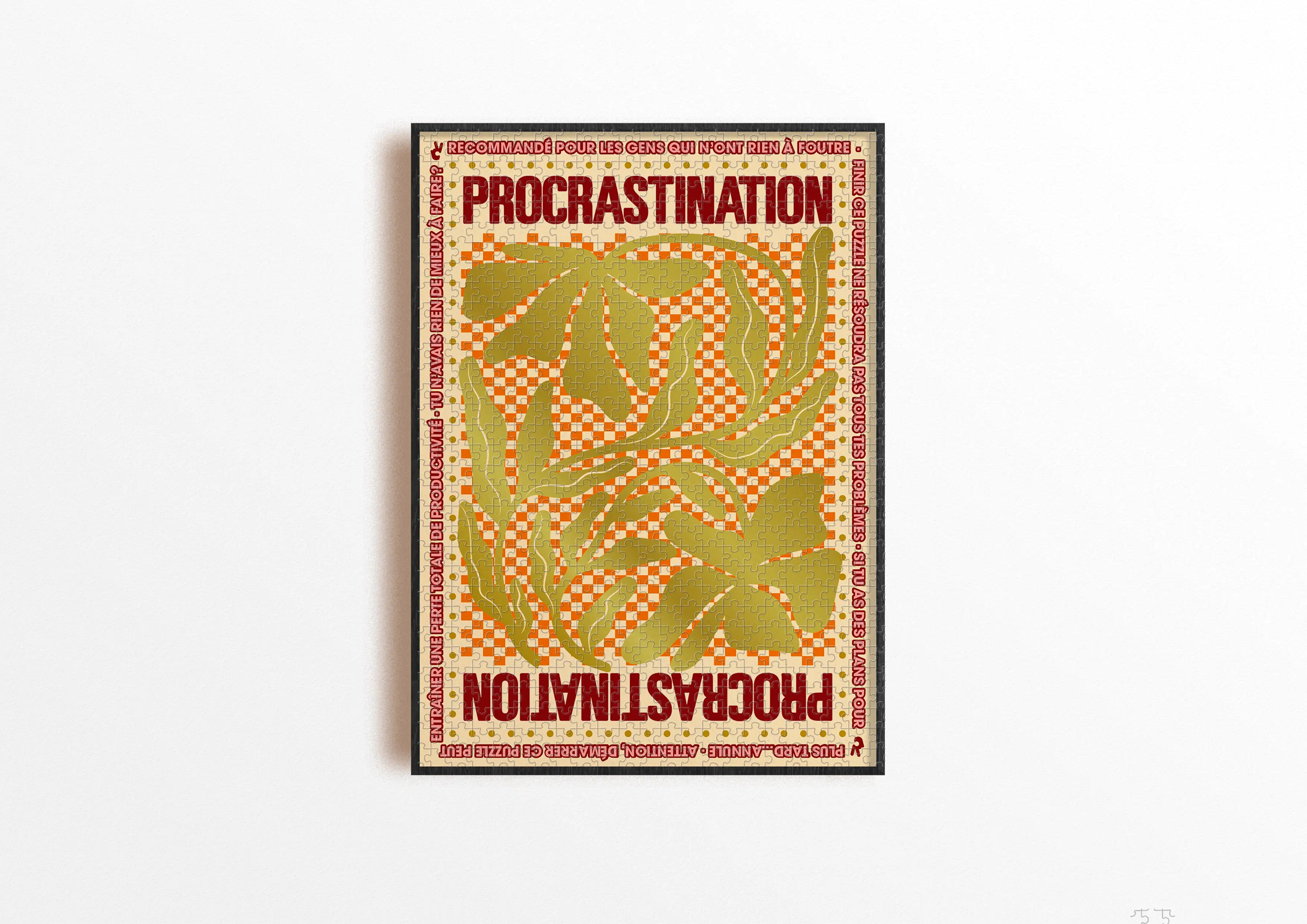 Rompecabezas de 1000 piezas - Oro de la Procrastinación - EDICIÓN LIMITADA