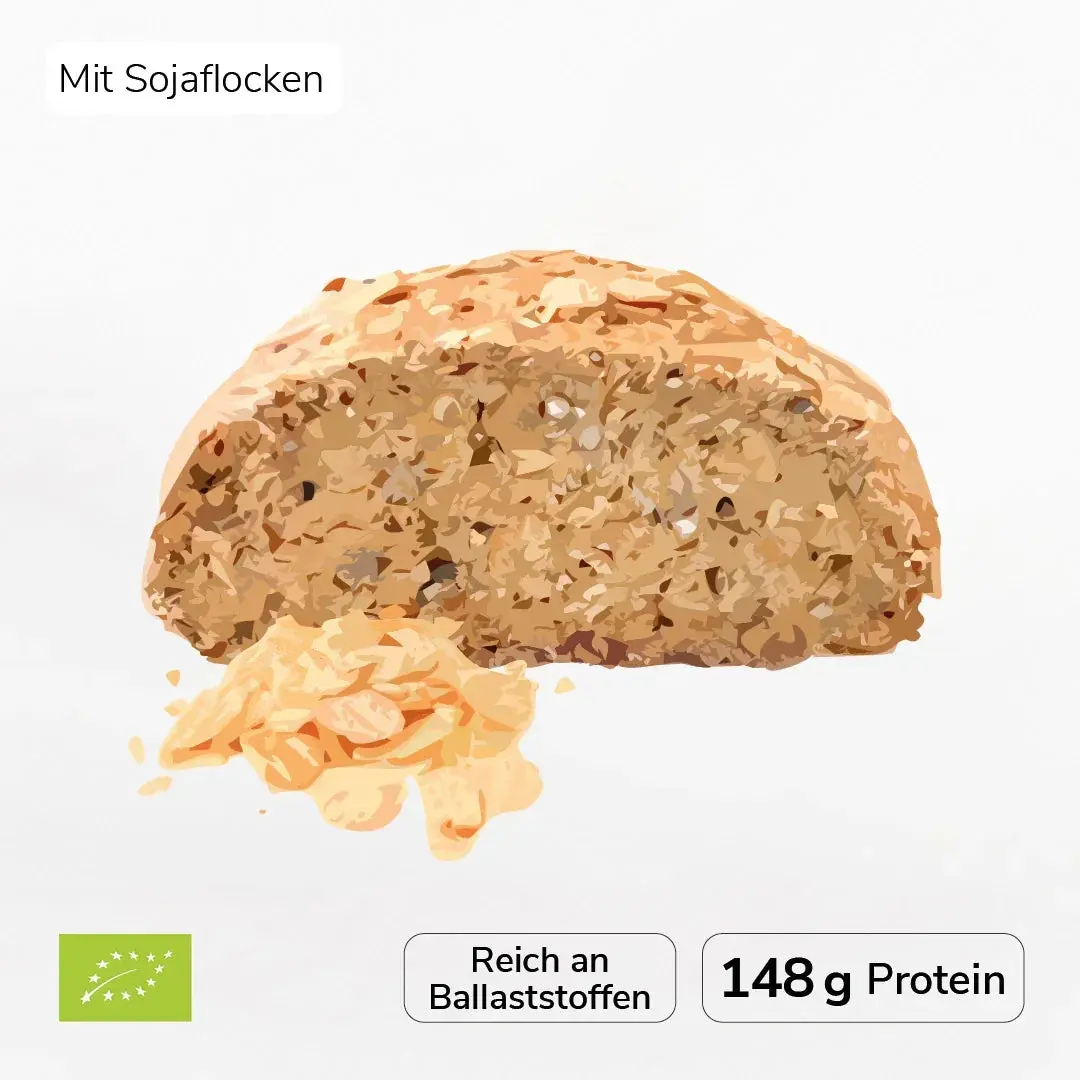 PAN SUPREMO Mezcla de pan orgánico con hojuelas de soja (sin gluten)