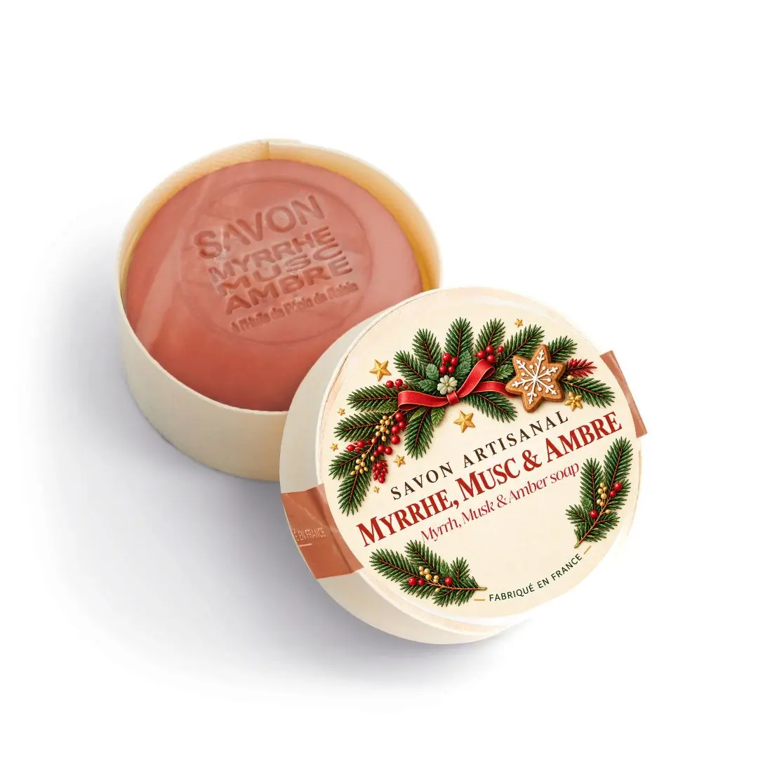 NEW ✨ Savon de Noel dans boite en bois 100g