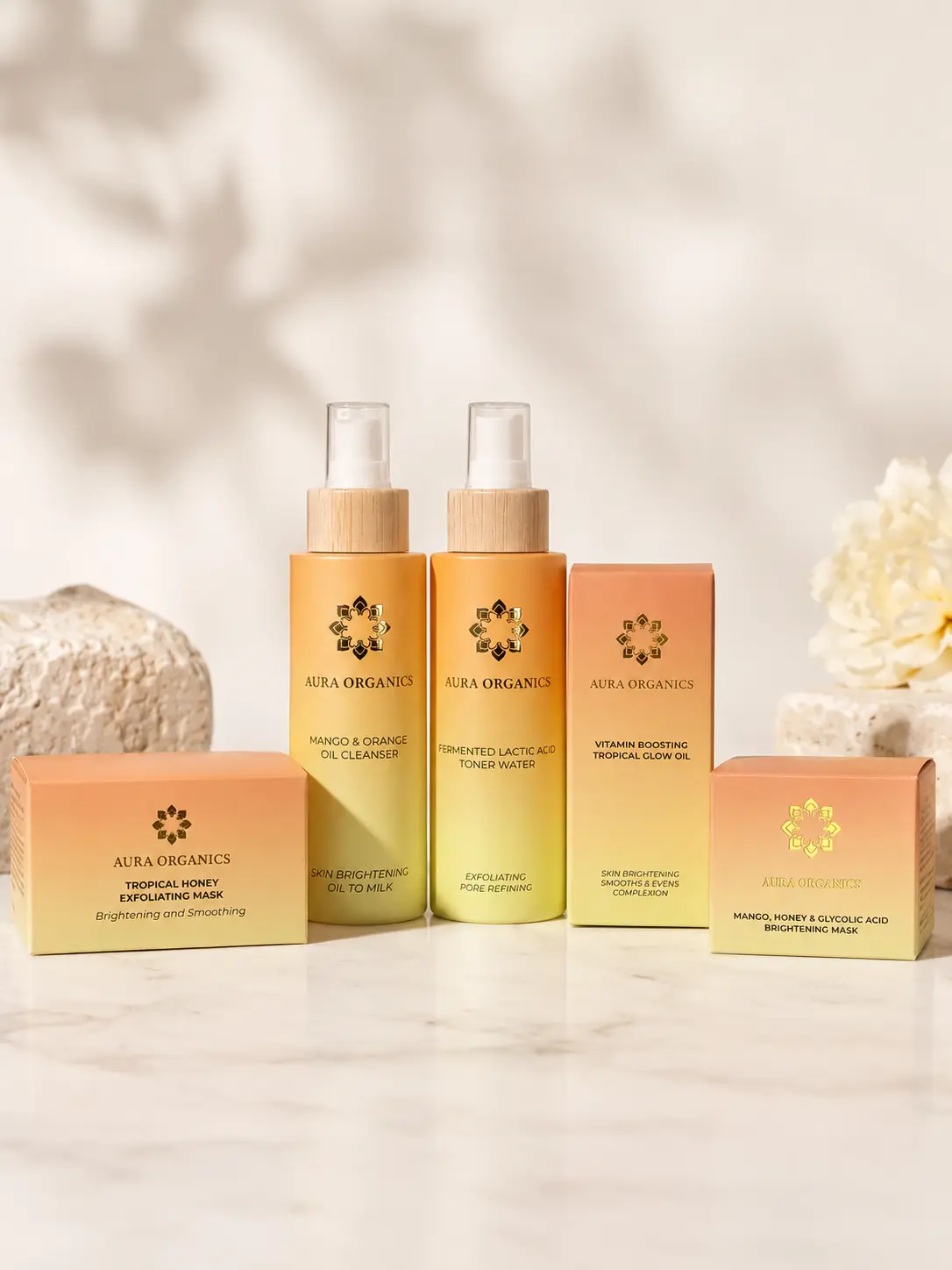 Tropical Brightening - 5 Step facial care range
