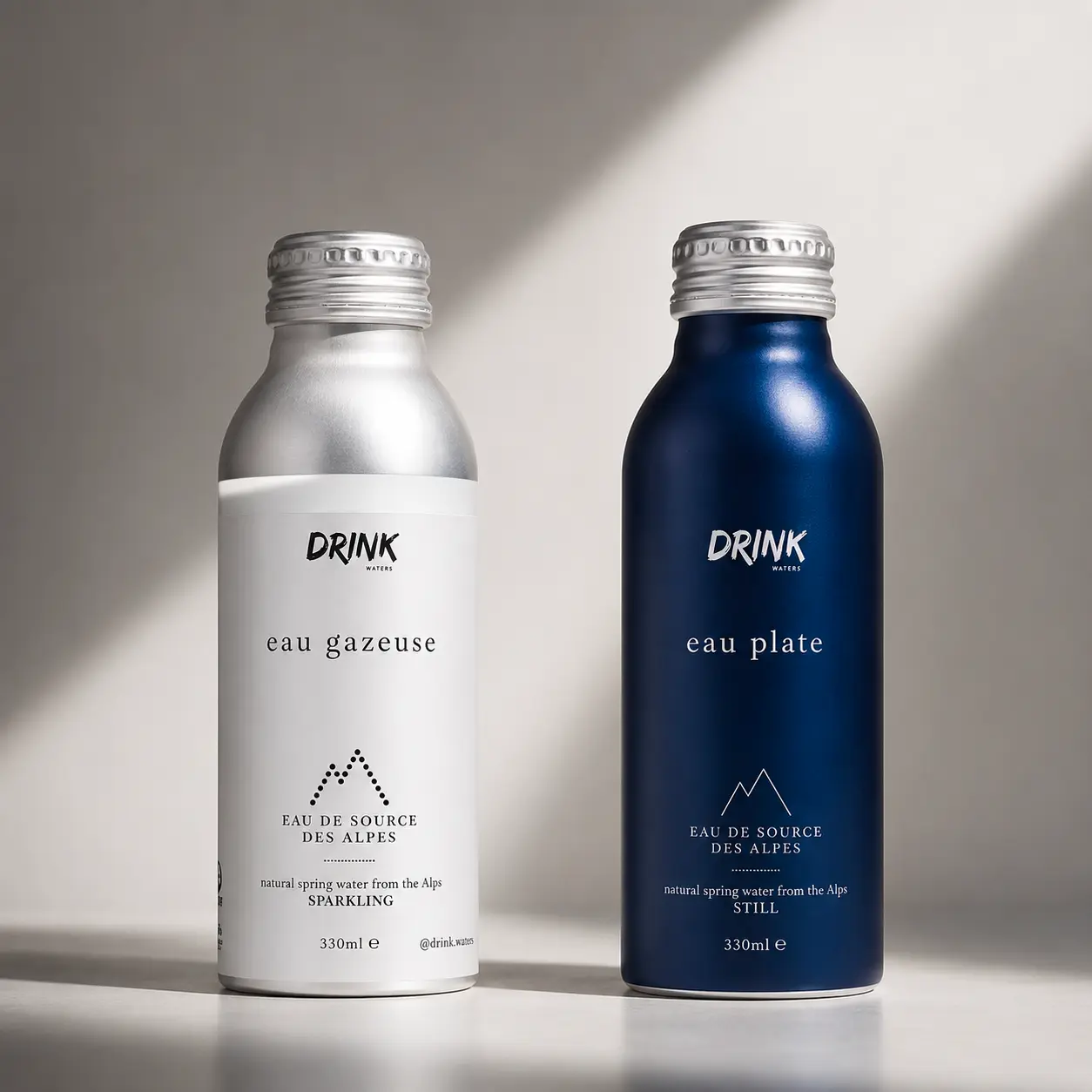 Pack CHR Mixte 96 Bouteilles - Eau Plate & Gazeuse Premium - Aluminium 330ml