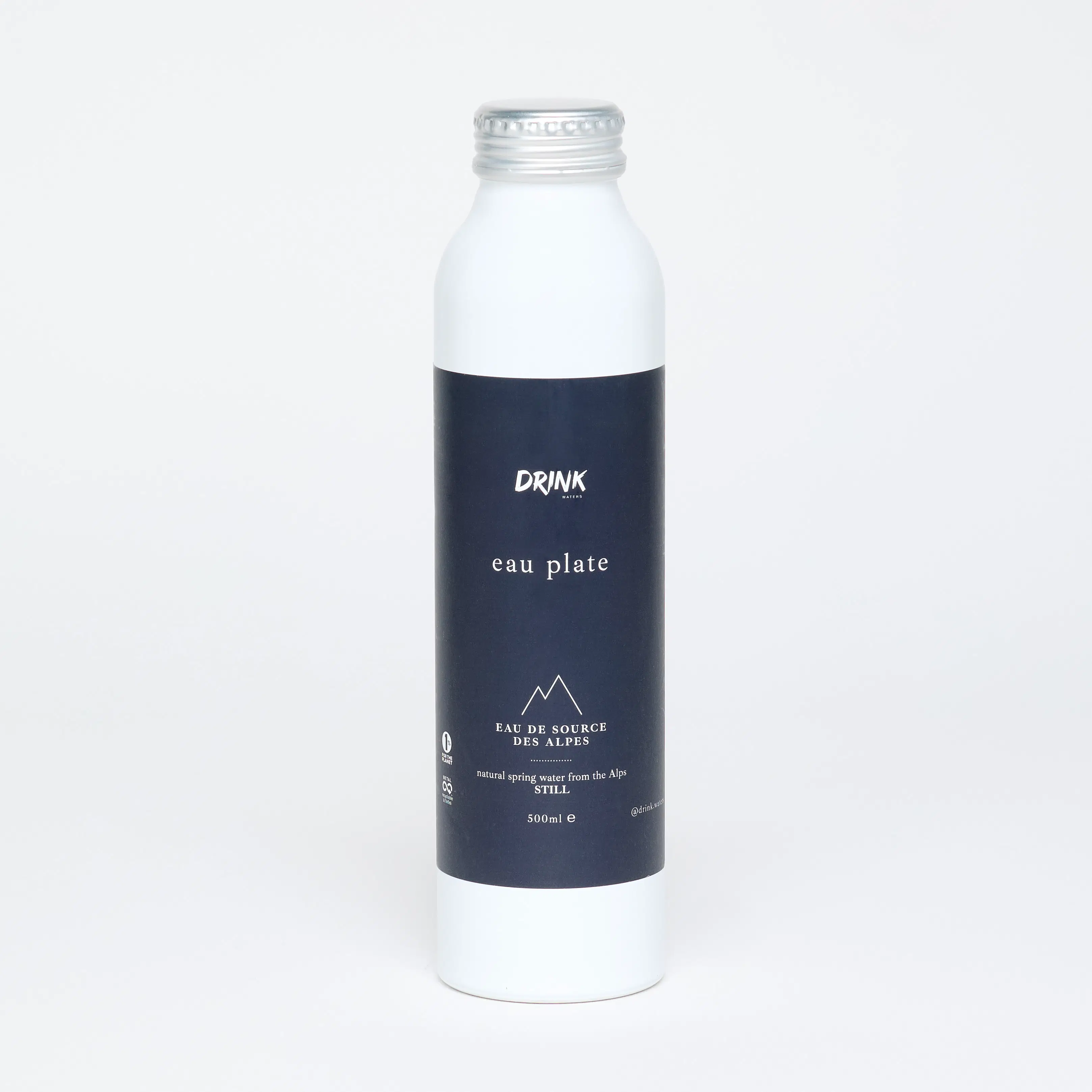 Eau Plate  Premium Gourde Ultra Rigide - Bouteille Aluminium 500ml (Pack de 12)