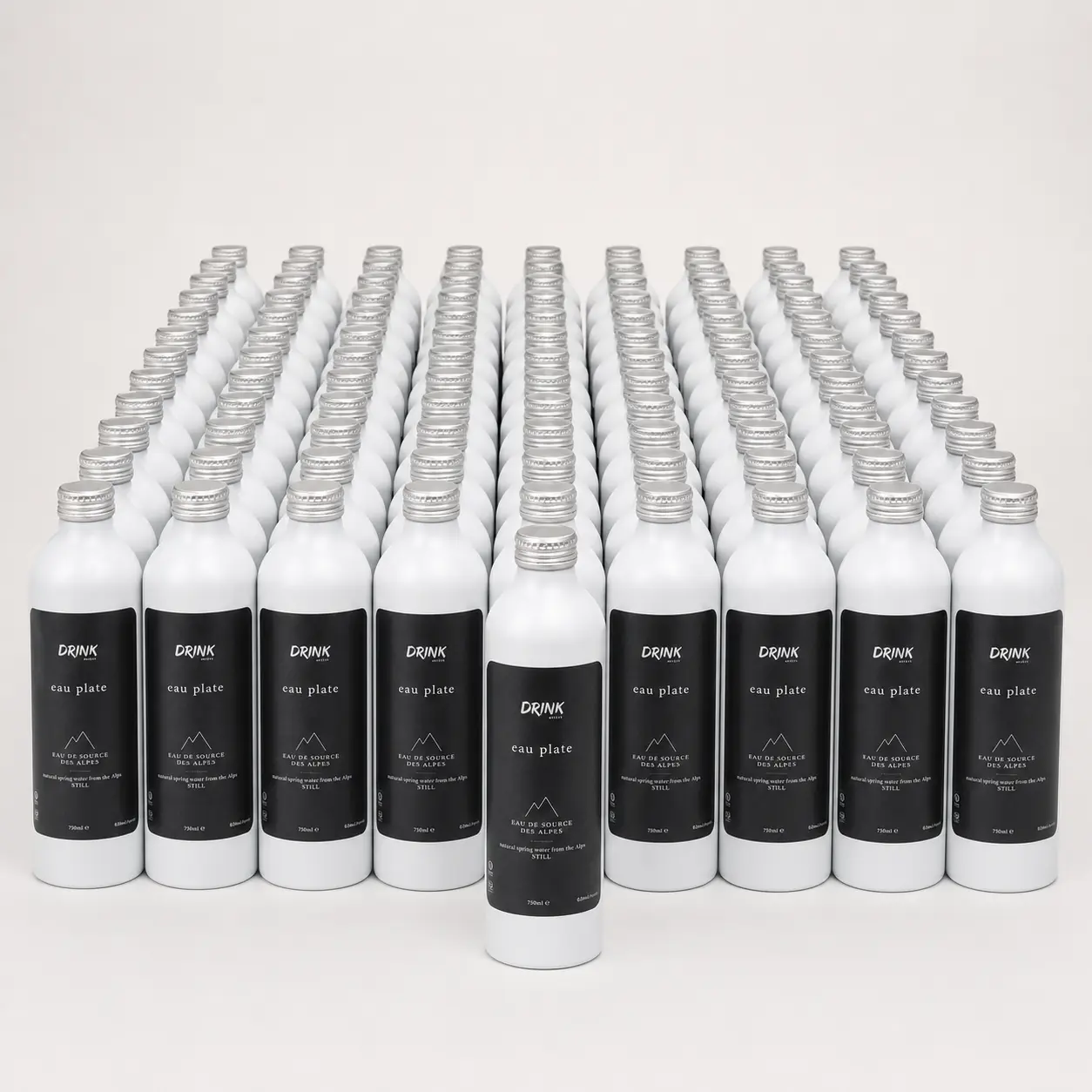 12% de Remise - Pack CHR Volume 120 Bouteilles - Eau Plate Premium des Alpes - Aluminium 750ml