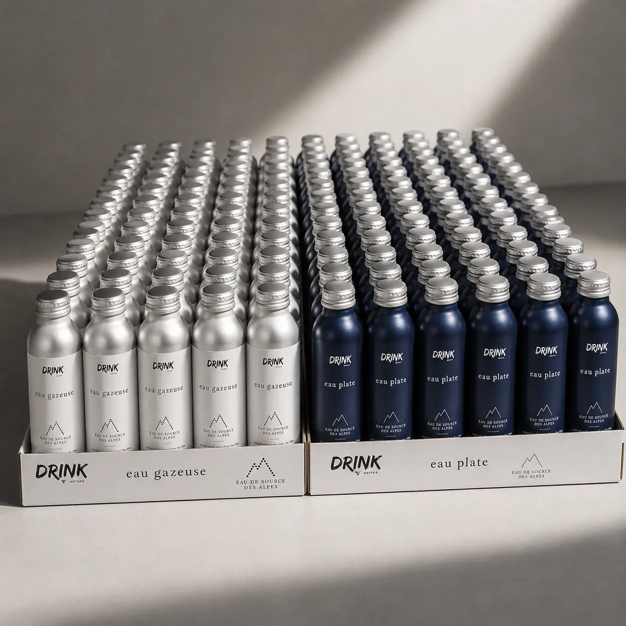 12% de REMISE - Pack CHR 120 Bouteilles - Eau Plate Premium des Alpes - Aluminium 330ml