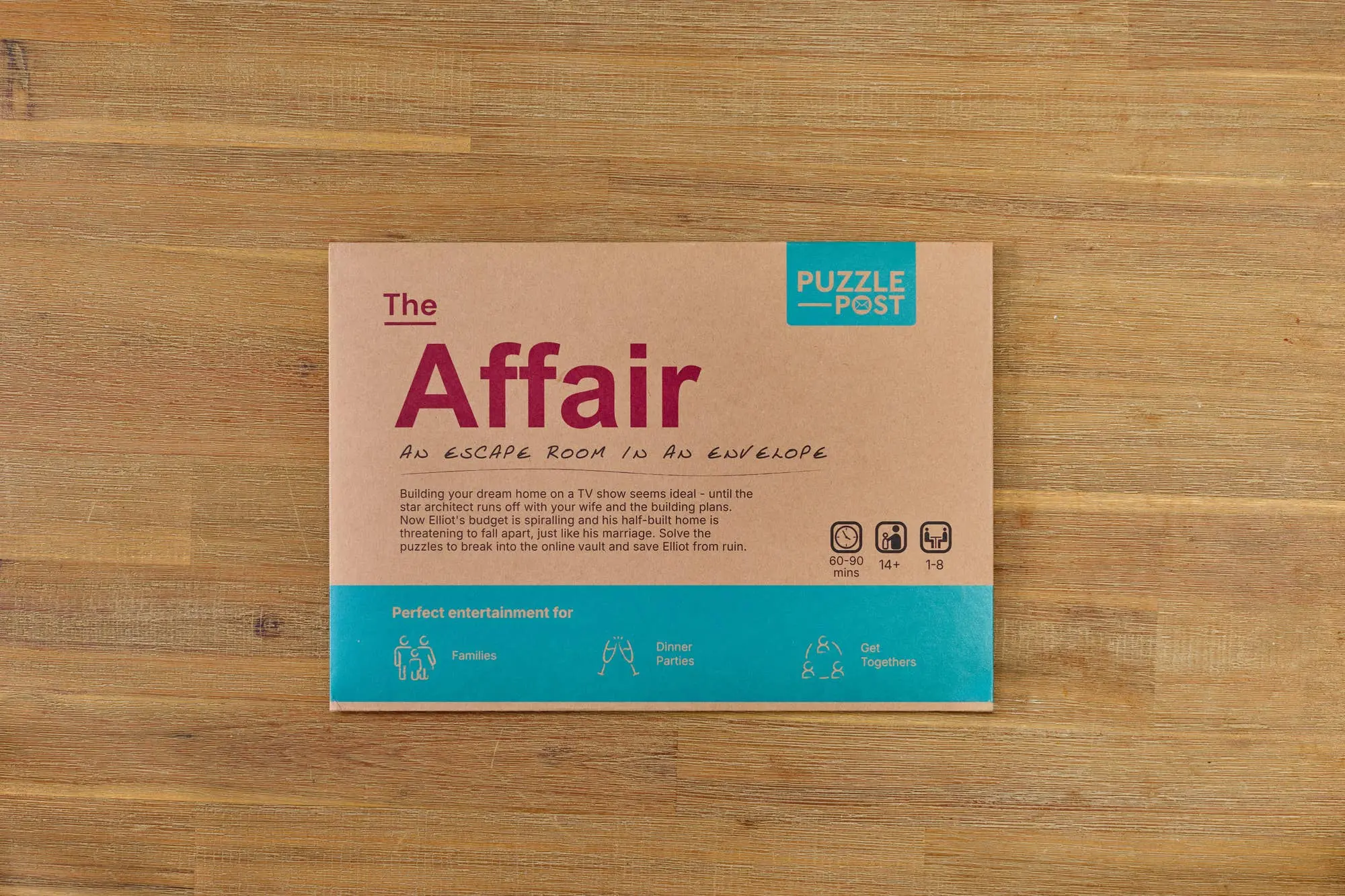 BRAND NEW Escape / Puzzle Game | Board game | The Affair