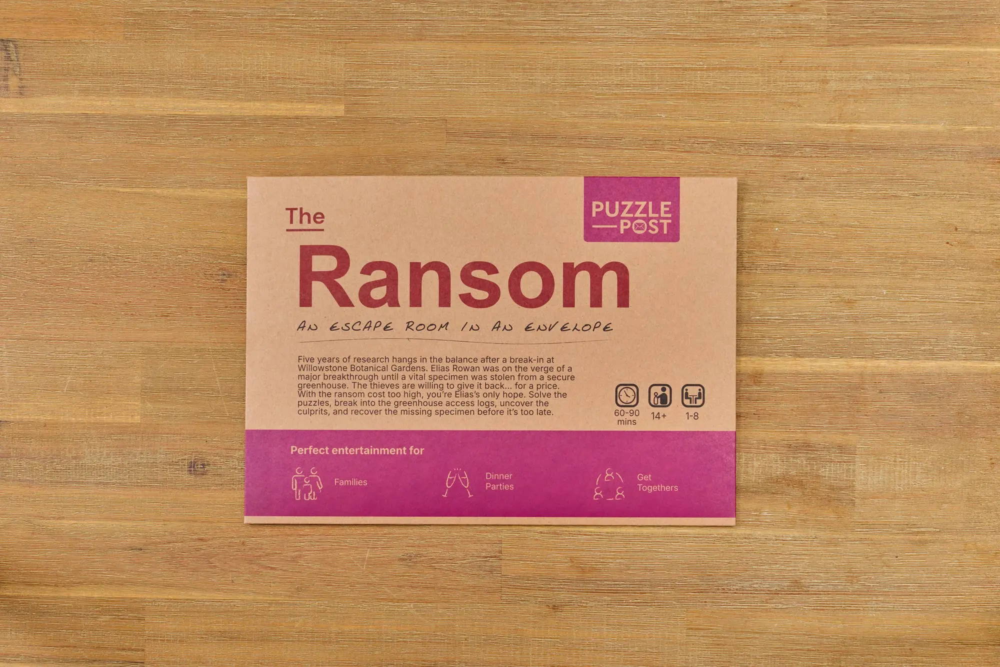 NEW Escape Room / NEW Puzzle Game | Board game | The Ransom