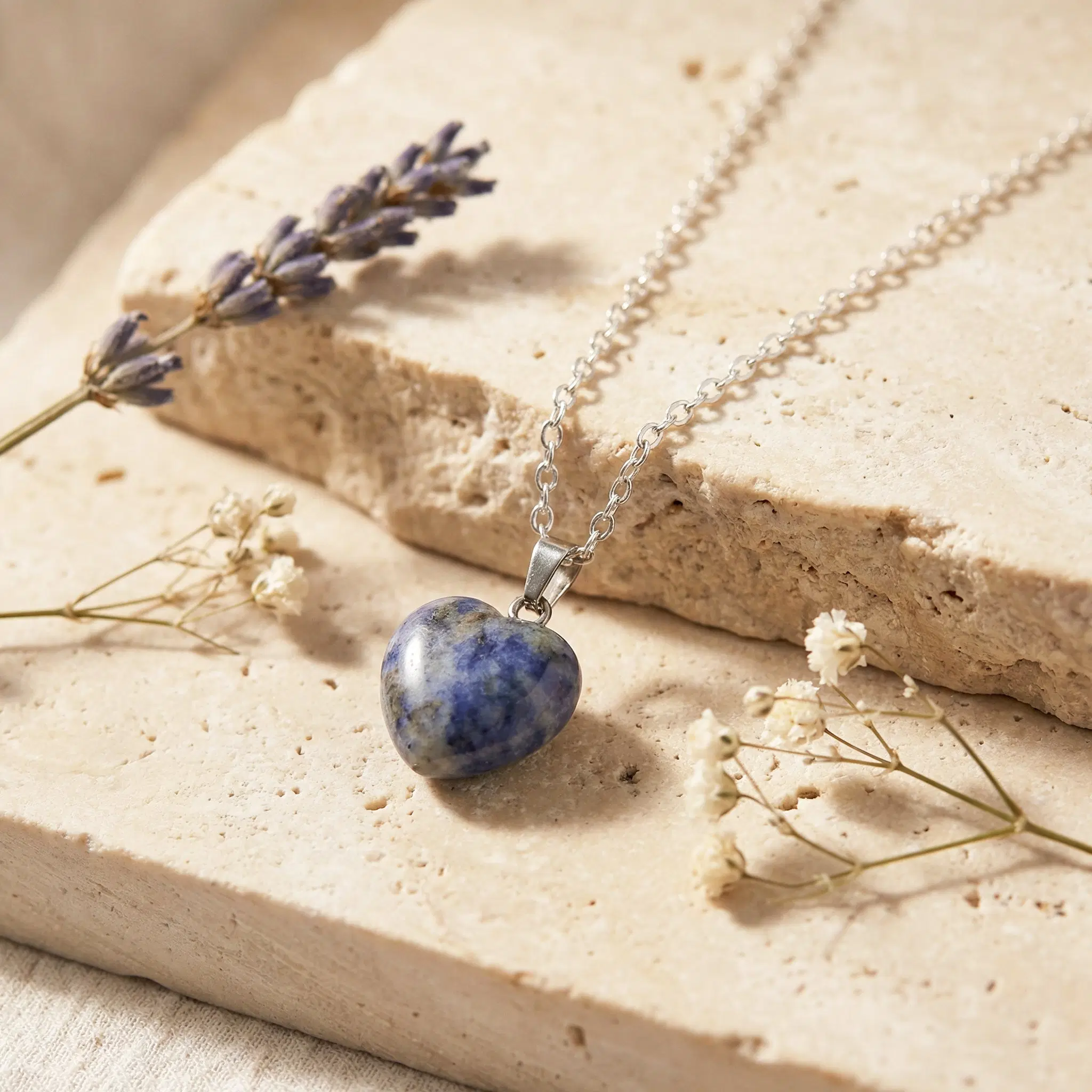 Lapis Lazuli Heart Necklace
