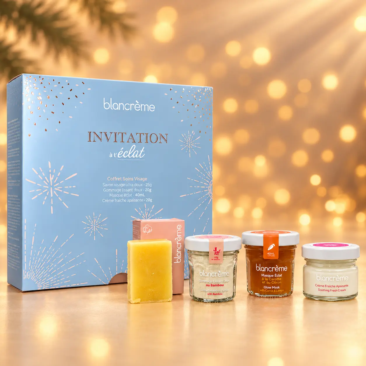Coffret Routine Visage Éclat – 4 Soins