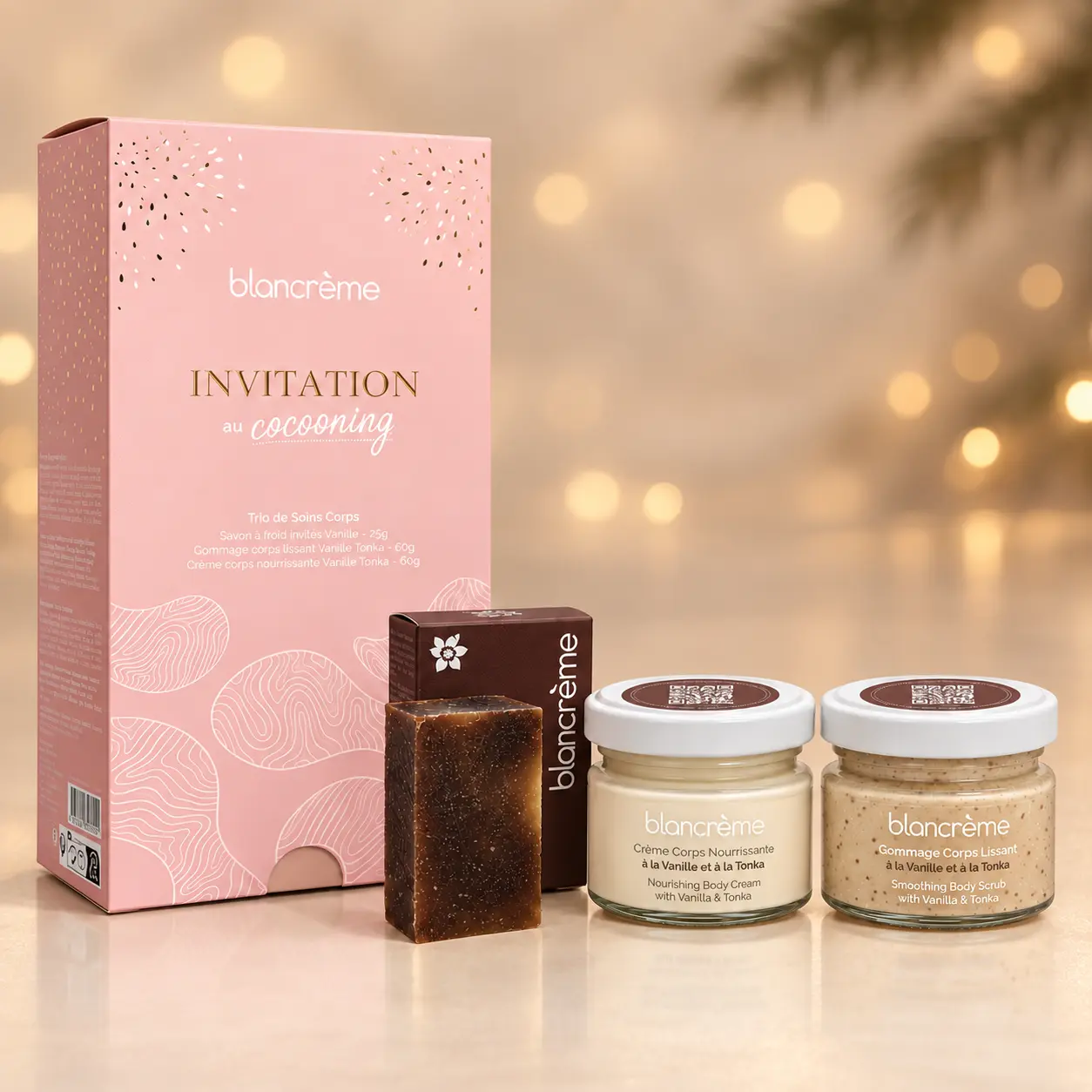 Trio Corps Vanille & Tonka – Coffret de Noël