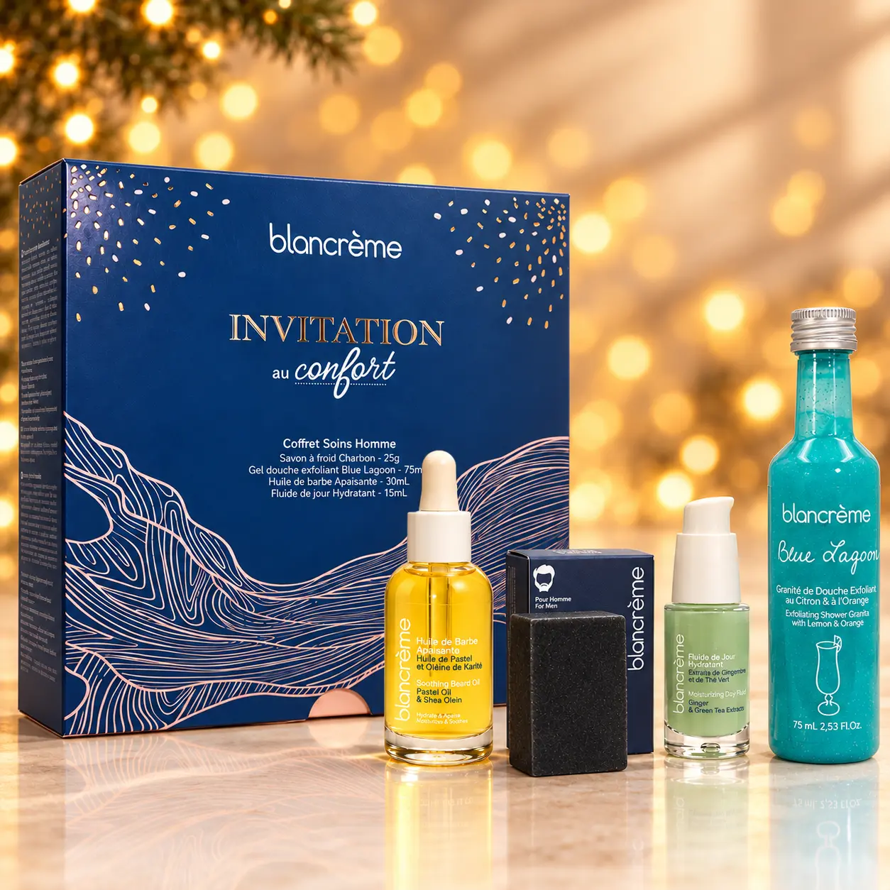Coffret Homme Confort Blue Lagoon – 4 Soins