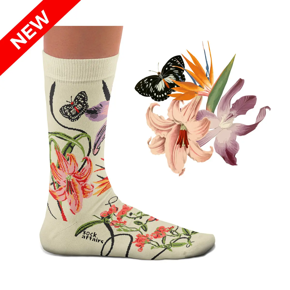 Calzini con fiori