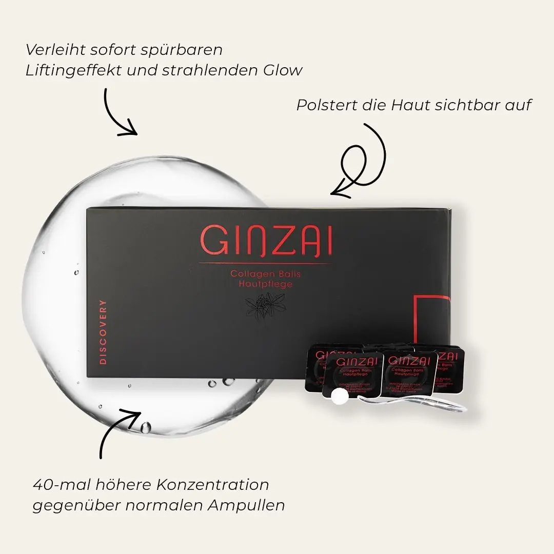 Collagen Pflegeperlen mit koreanischem Premium Ginseng (Waldginseng)