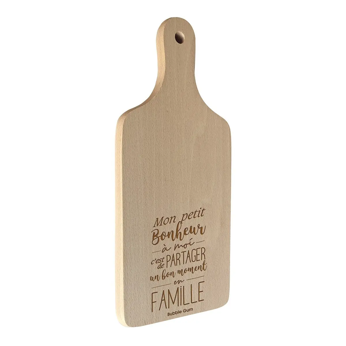Buy wholesale Planche apéro en bois gravé – Bonheur famille