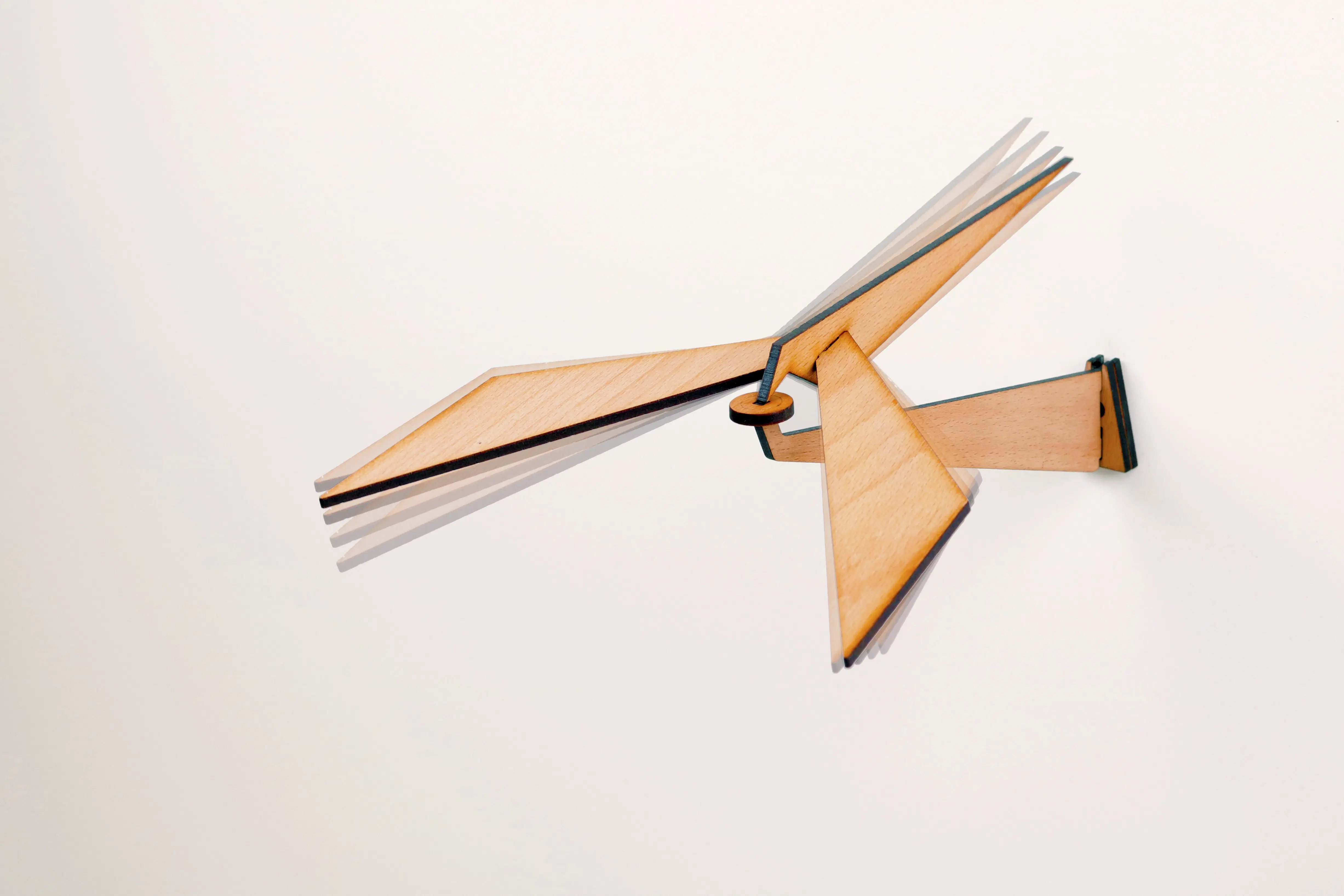 Weihnachtsgeschenk - WALL CHIL Puzzle Buche - Balancierendes Vogel-Mobile