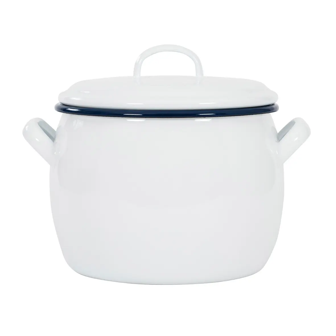 Bellied Pot 4L Kockums Weiß
