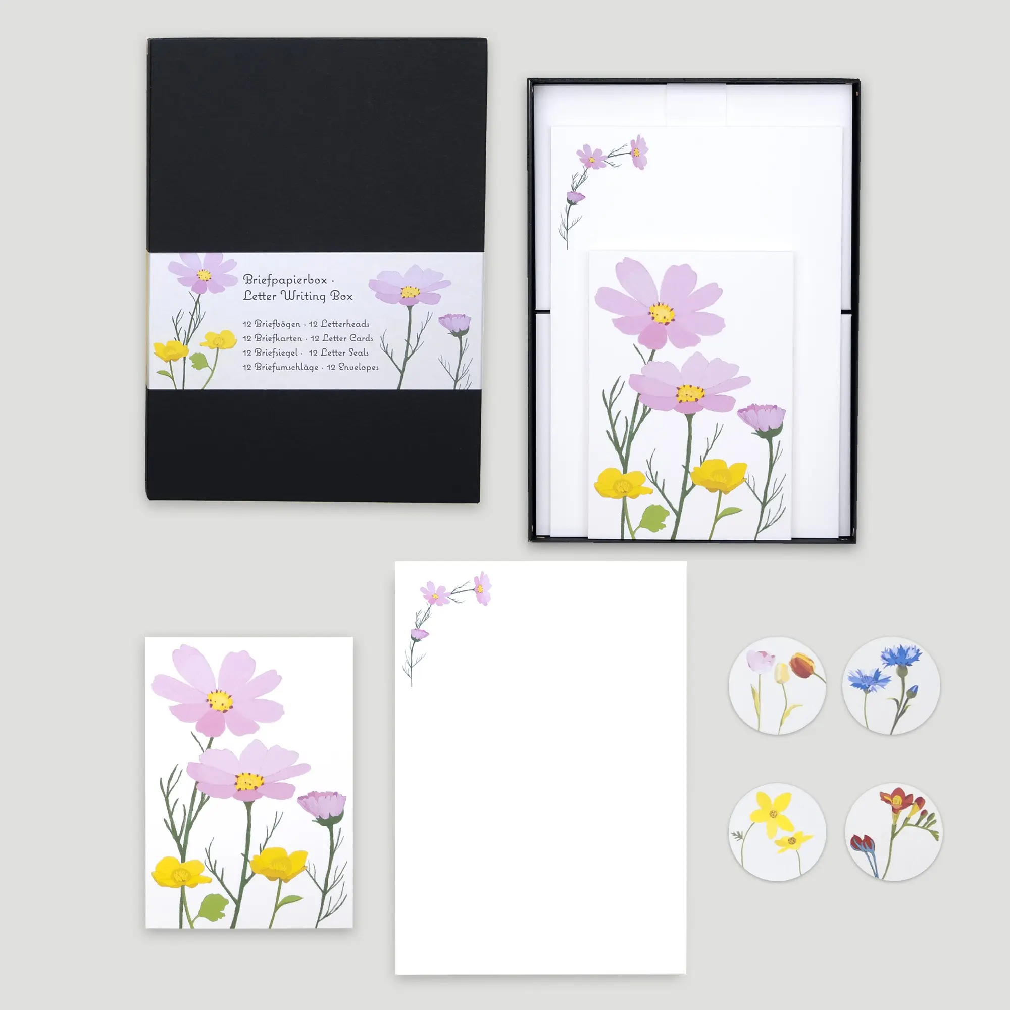 Boîte à papeterie A5 »Cosmea«