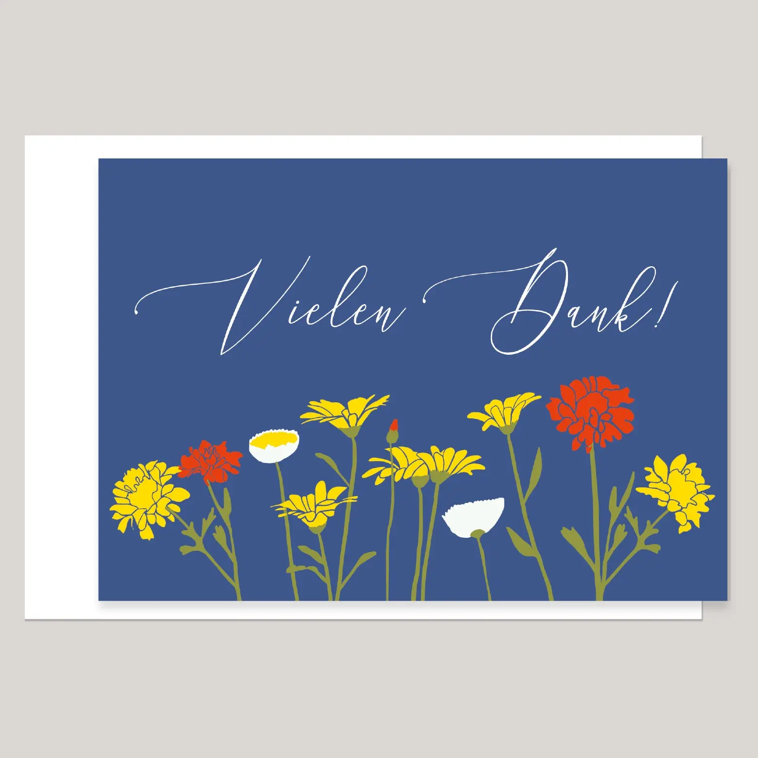 Carte de voeux de remerciement » Merci beaucoup ! | floral"
