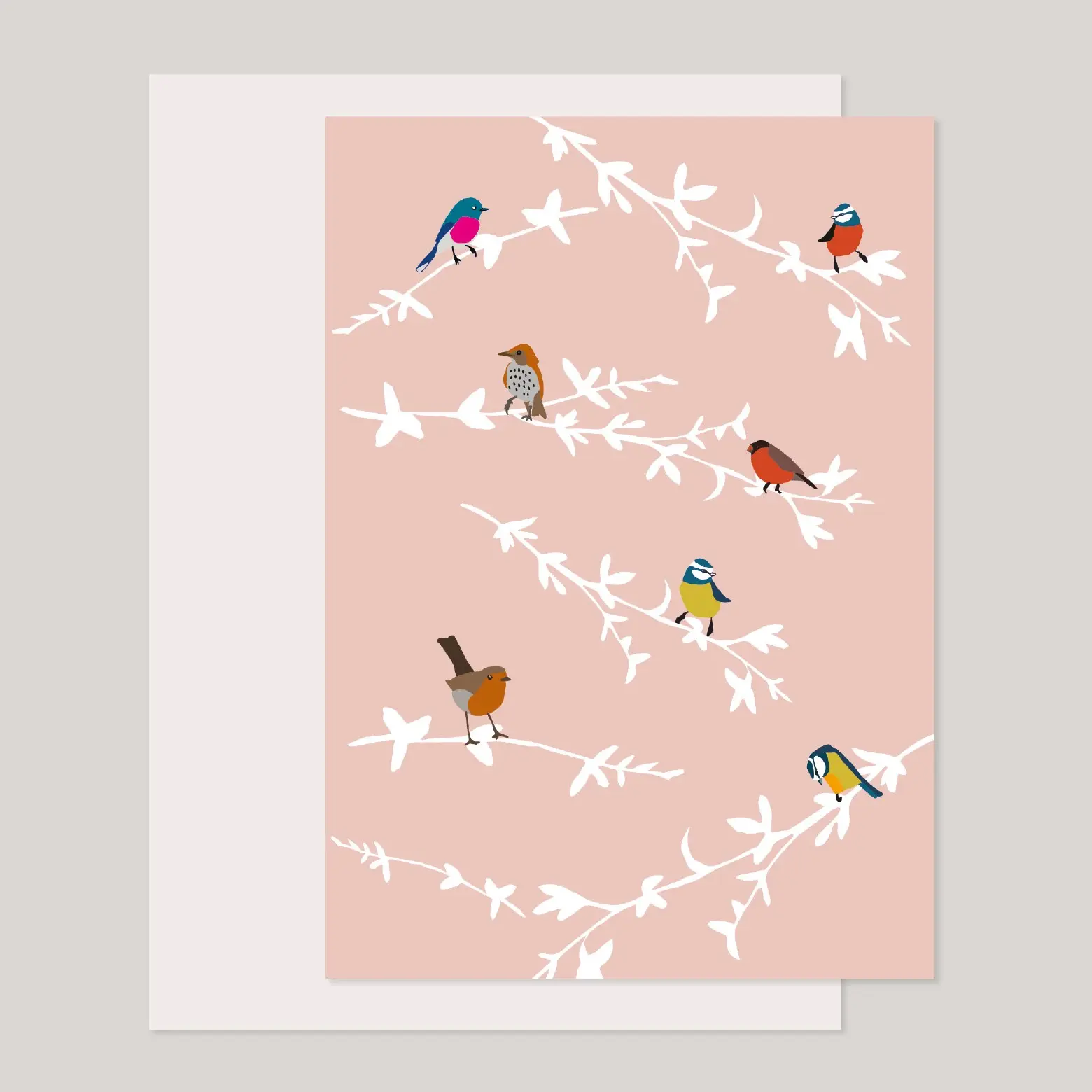 Carte de voeux »gazouillis des oiseaux«