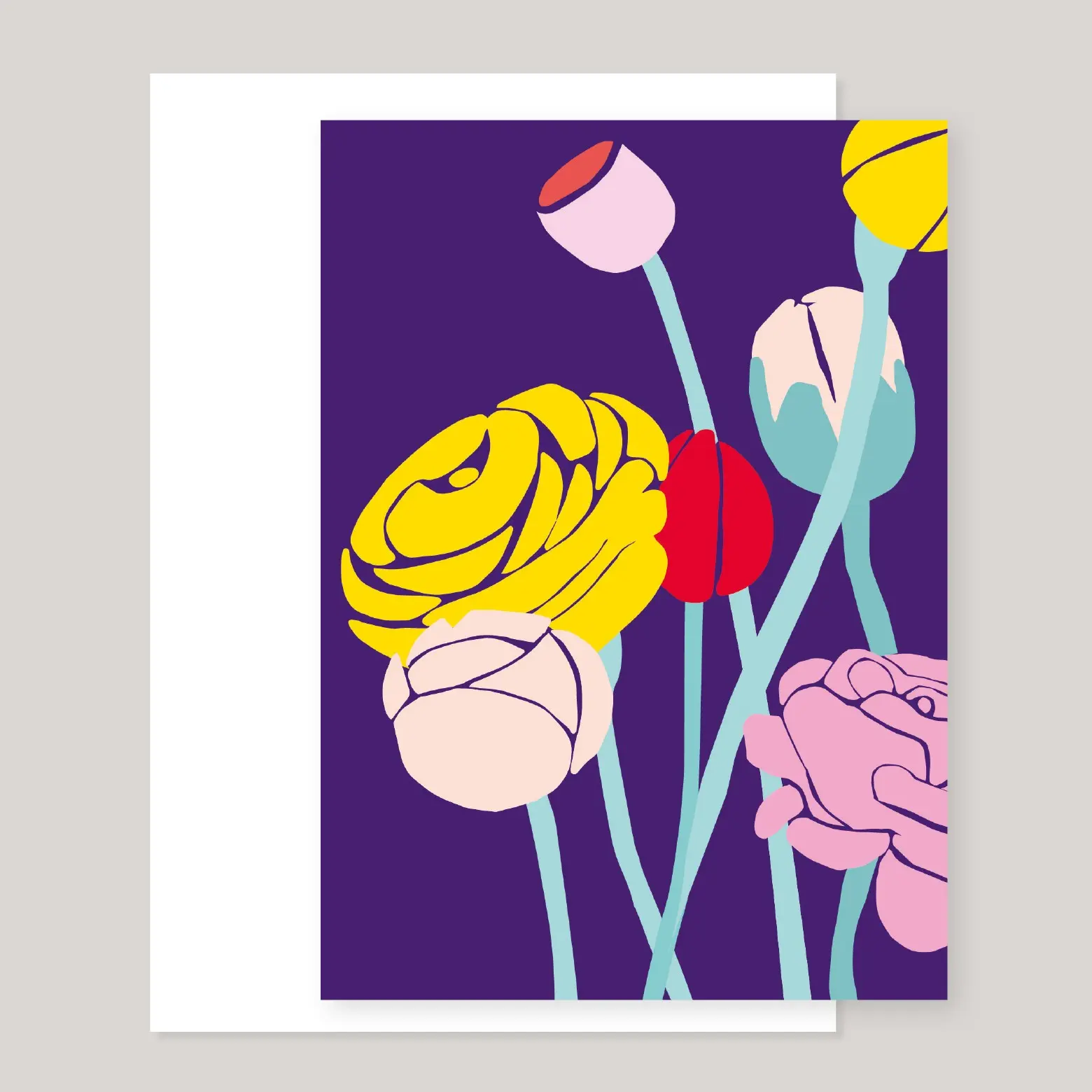 Carte de voeux "Ranunculus"