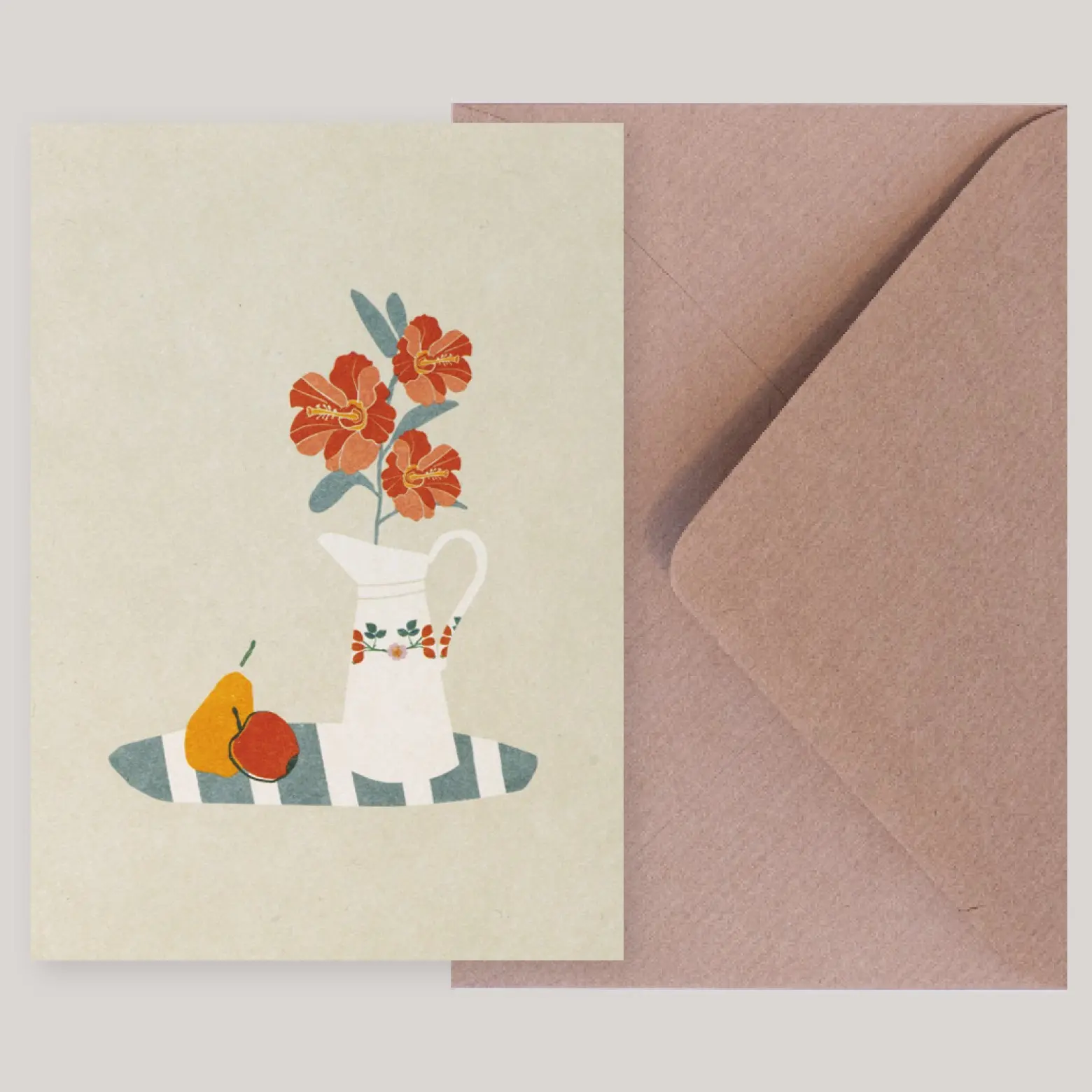 Carte avec enveloppe »Nature morte«