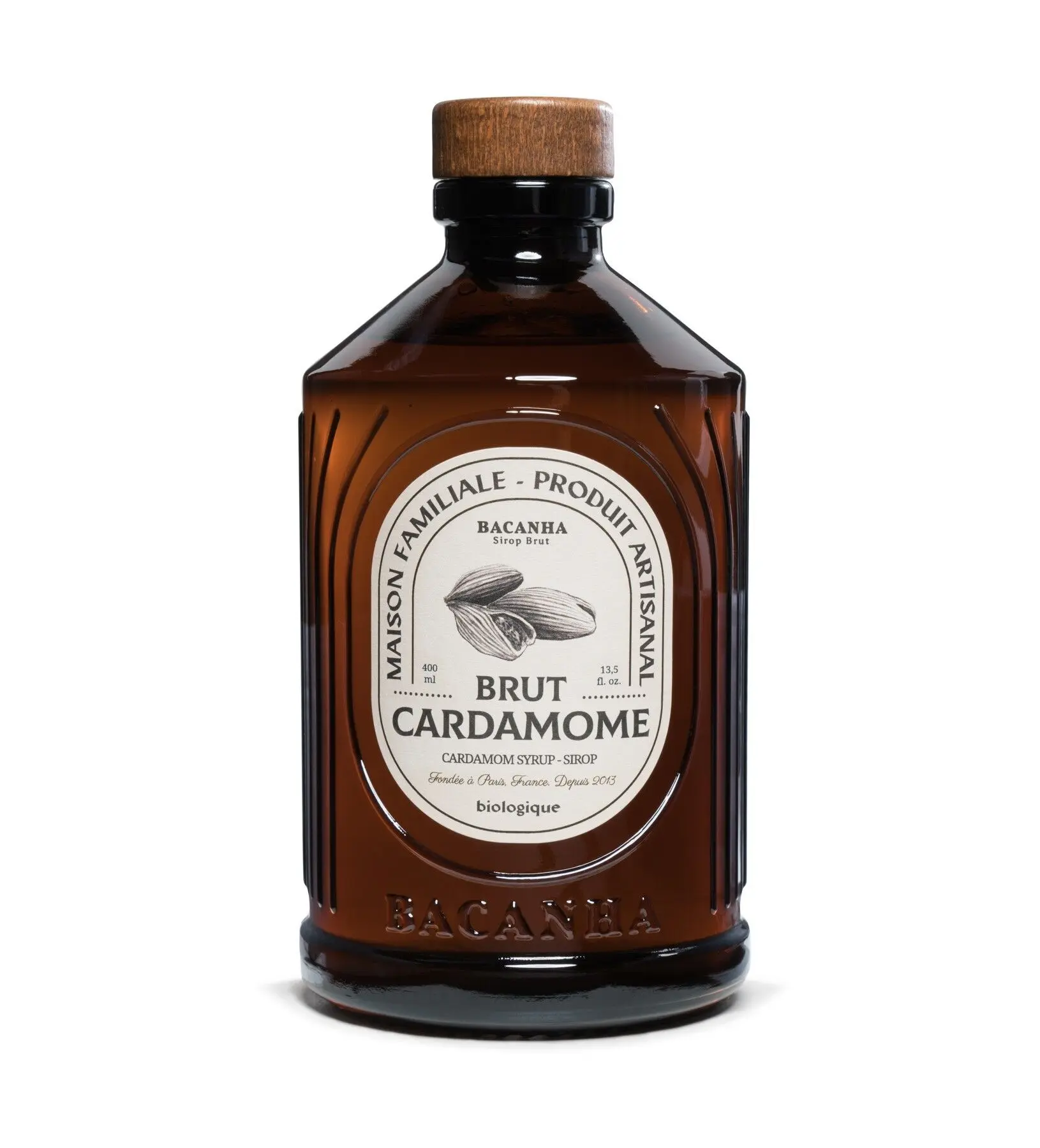 Sirop Brut de Cardamome Bio