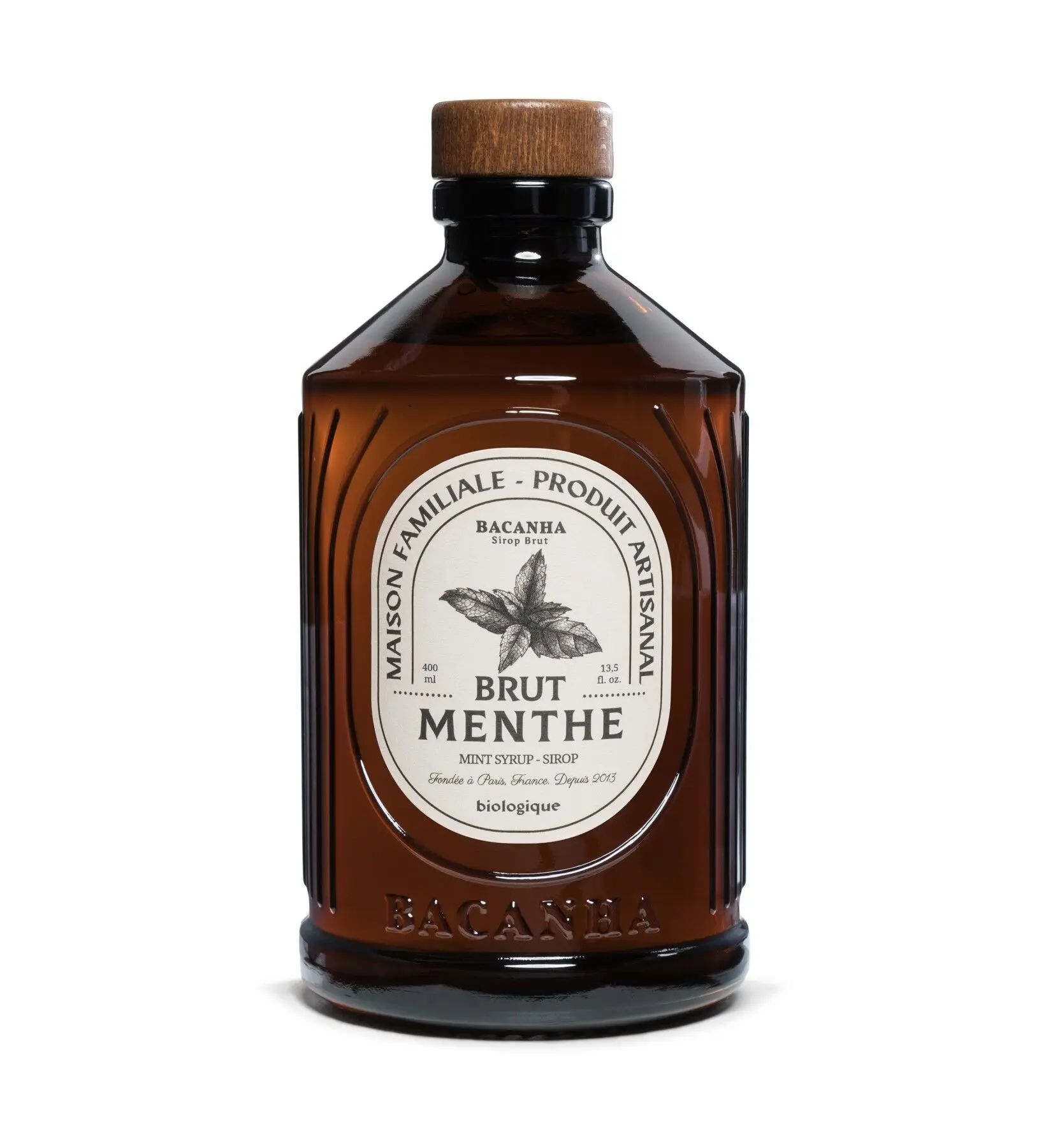Sirop Brut de Menthe Bio