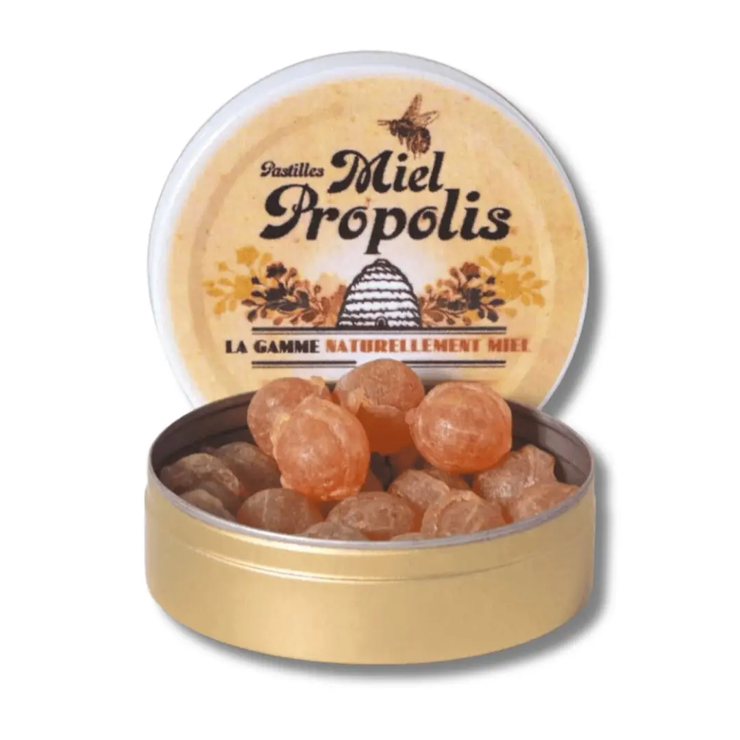 Apipharma | Bonbons Artisanaux | Saveur Miel Propolis | Boîte de 50g