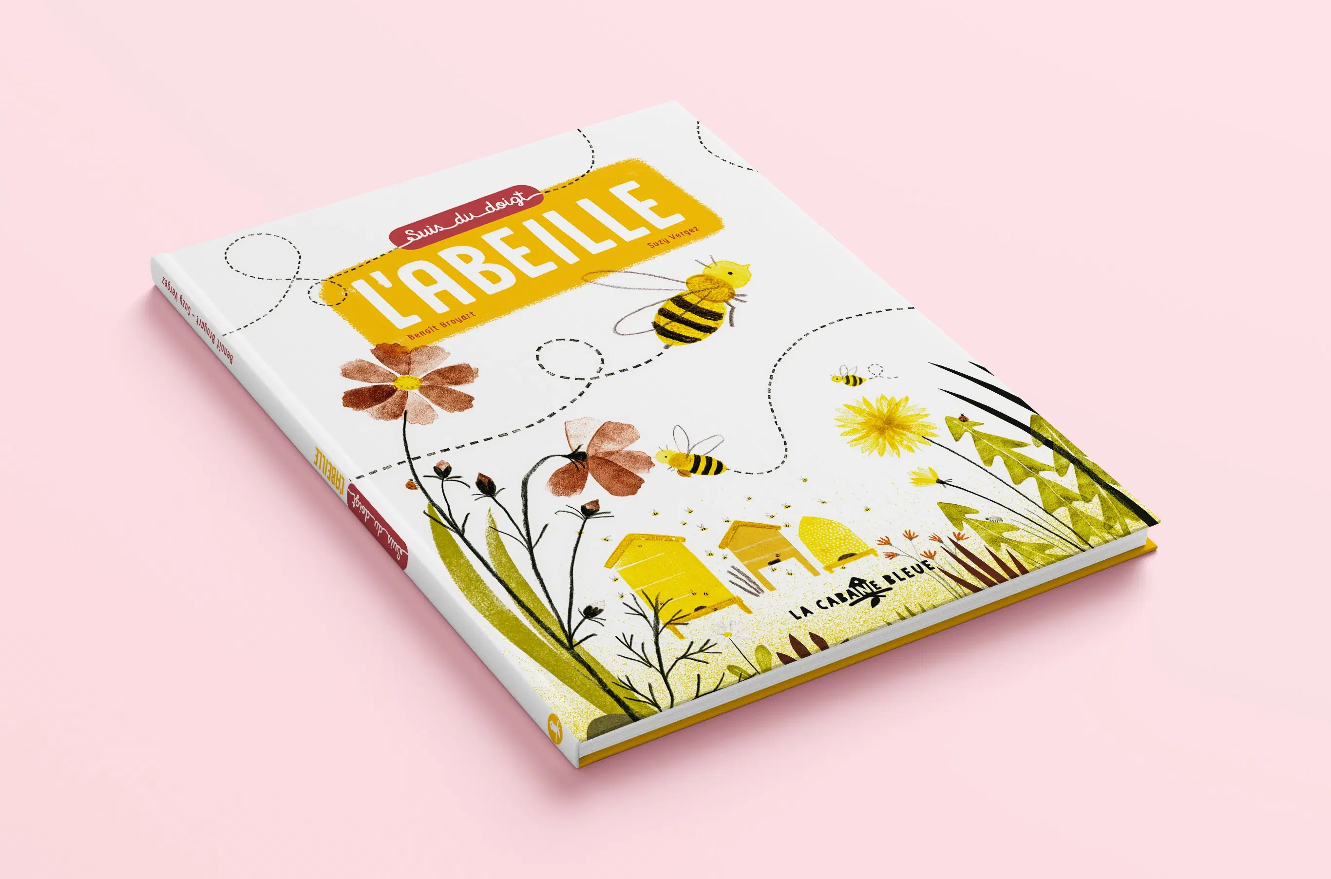 Follow the bee with your finger