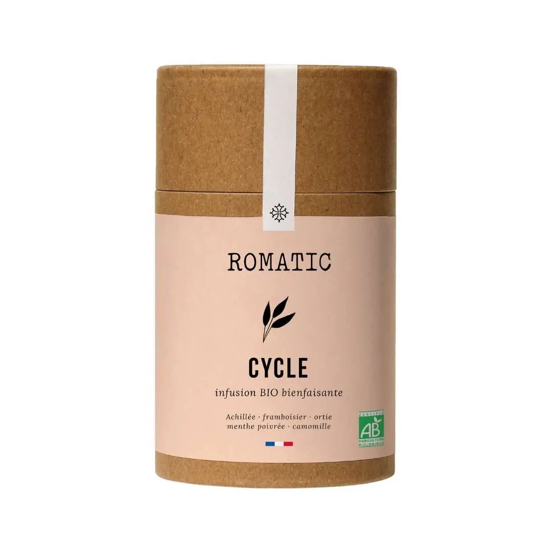 CYCLE organic infusion 30g - yarrow - raspberry - nettle - peppermint - chamomile