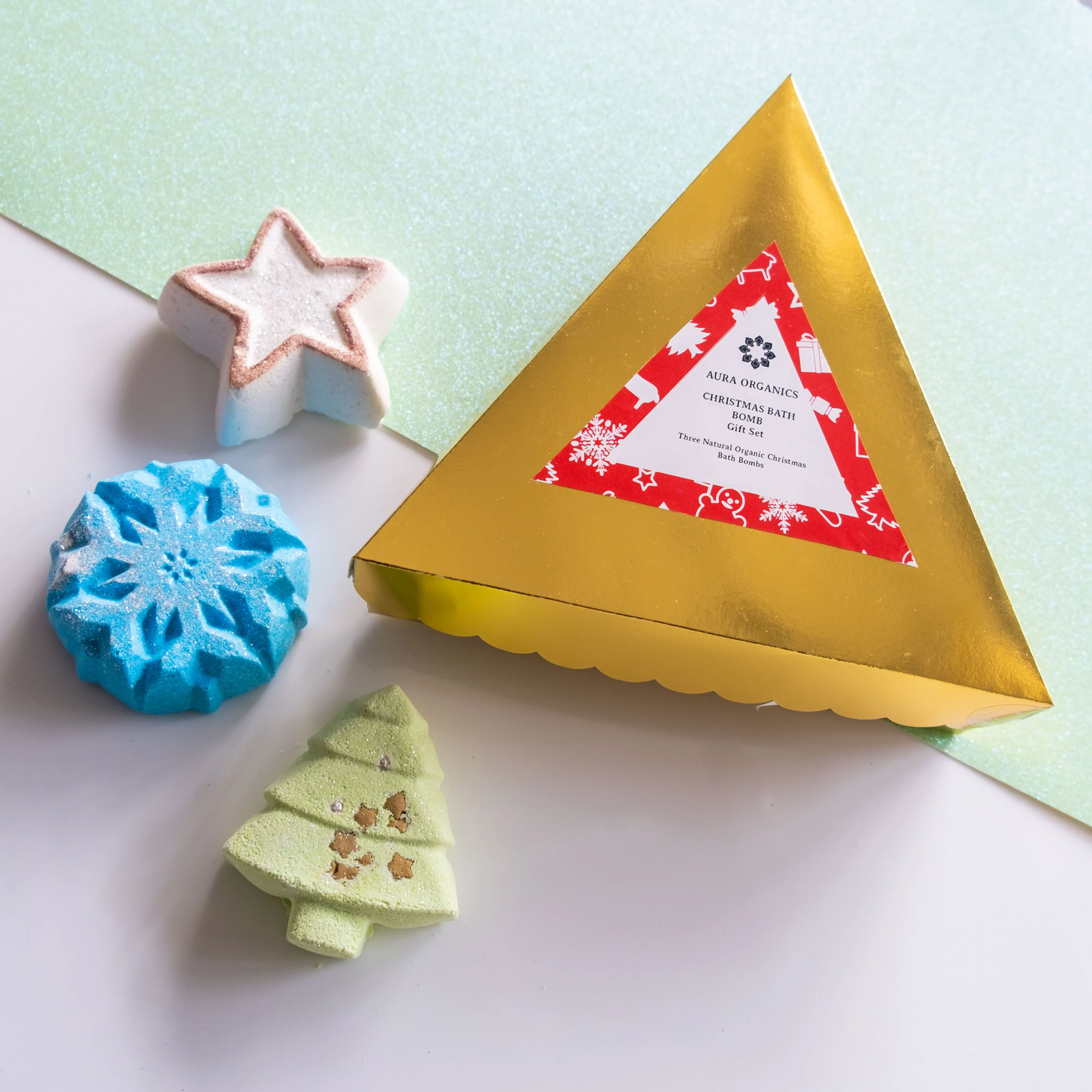 Set of Three Christmas Bathbombs