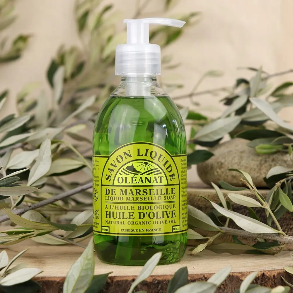 Marseiller Flüssigseife mit Bio-Olivenöl - 300ml - OLEANAT