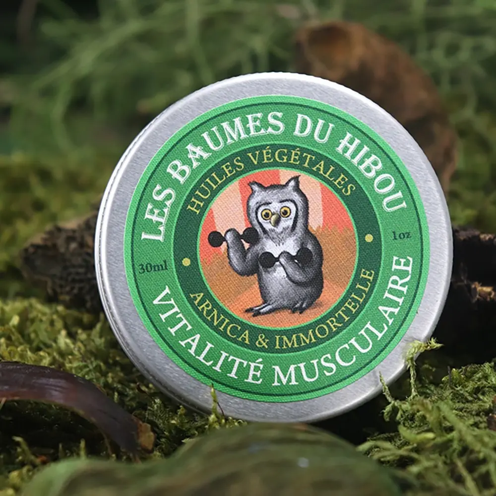 Bio-Muskel-Vitalitätsbalsam - 30ml - LES BAUMES DU HIBOU